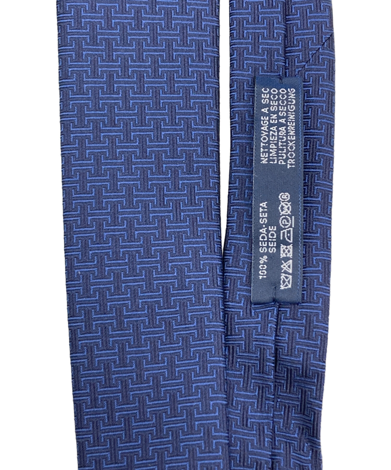 中古・古着通販】HERMES (エルメス) ネクタイ ブルー サイズ:不明 未