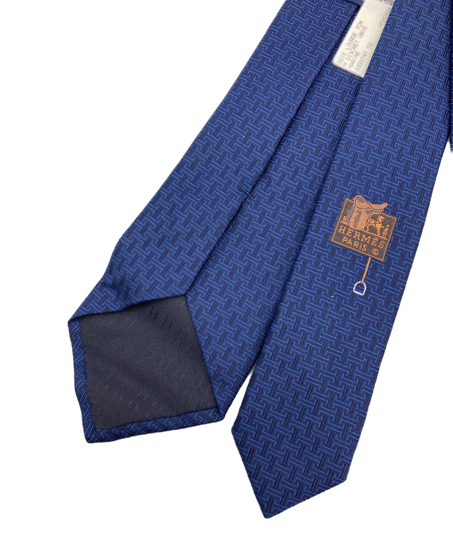 中古・古着通販】HERMES (エルメス) ネクタイ ブルー サイズ:不明 未