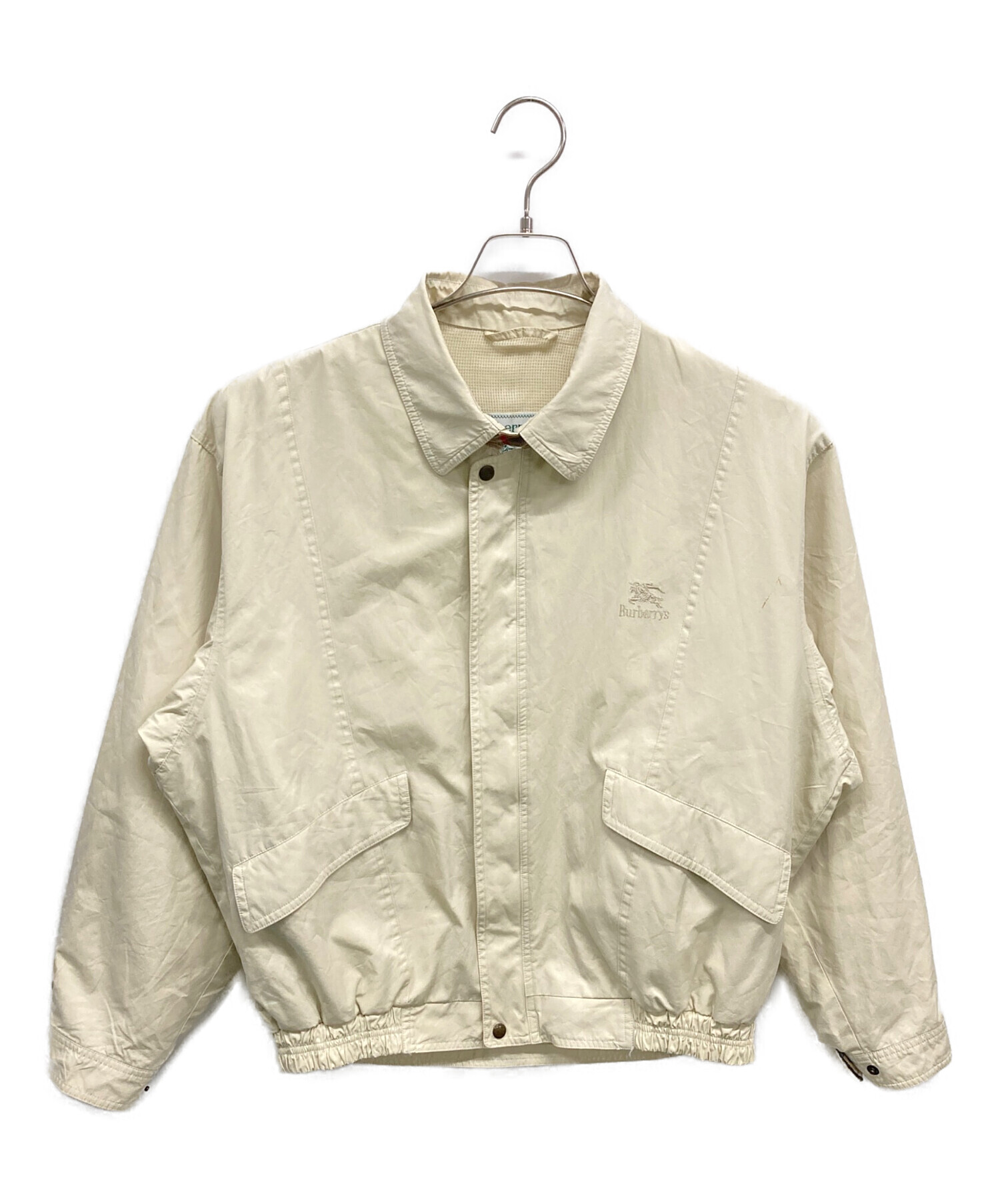 BURBERRY ホワイト スイングトップ 中古・古着通販】Burberry's (バーバリーズ) スイングトップ ベージュ