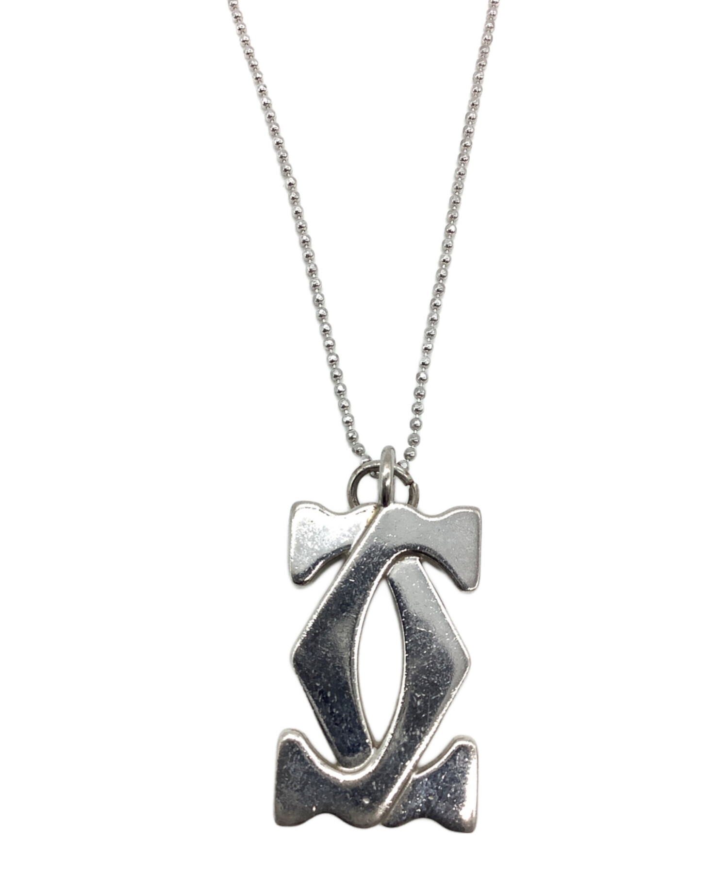 Cartierシルバーネックレス 中古・古着通販】Cartier (カルティエ) ネックレス シルバーカラー