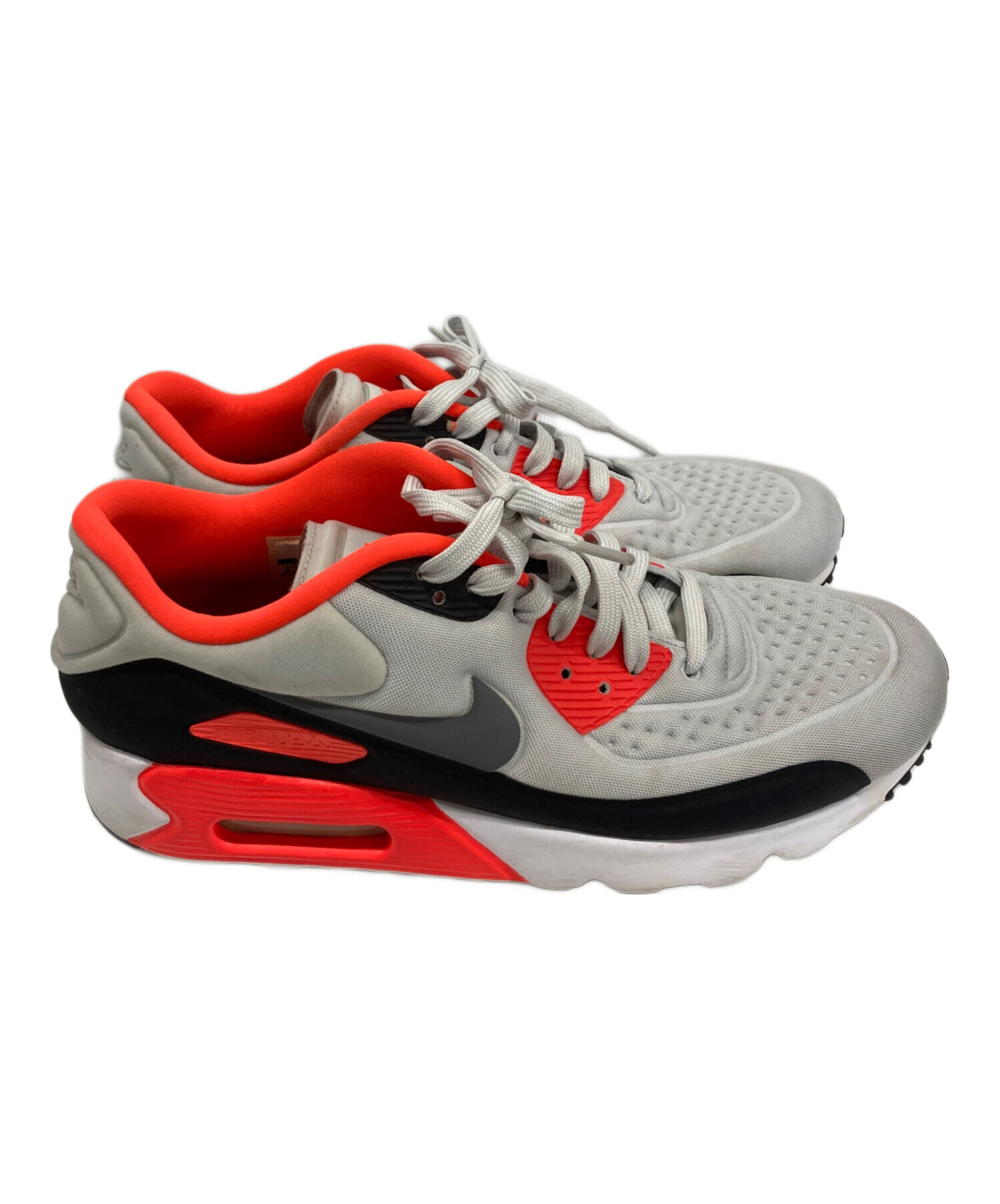 中古・古着通販】NIKE (ナイキ) ローカットスニーカー グレー×オレンジ 