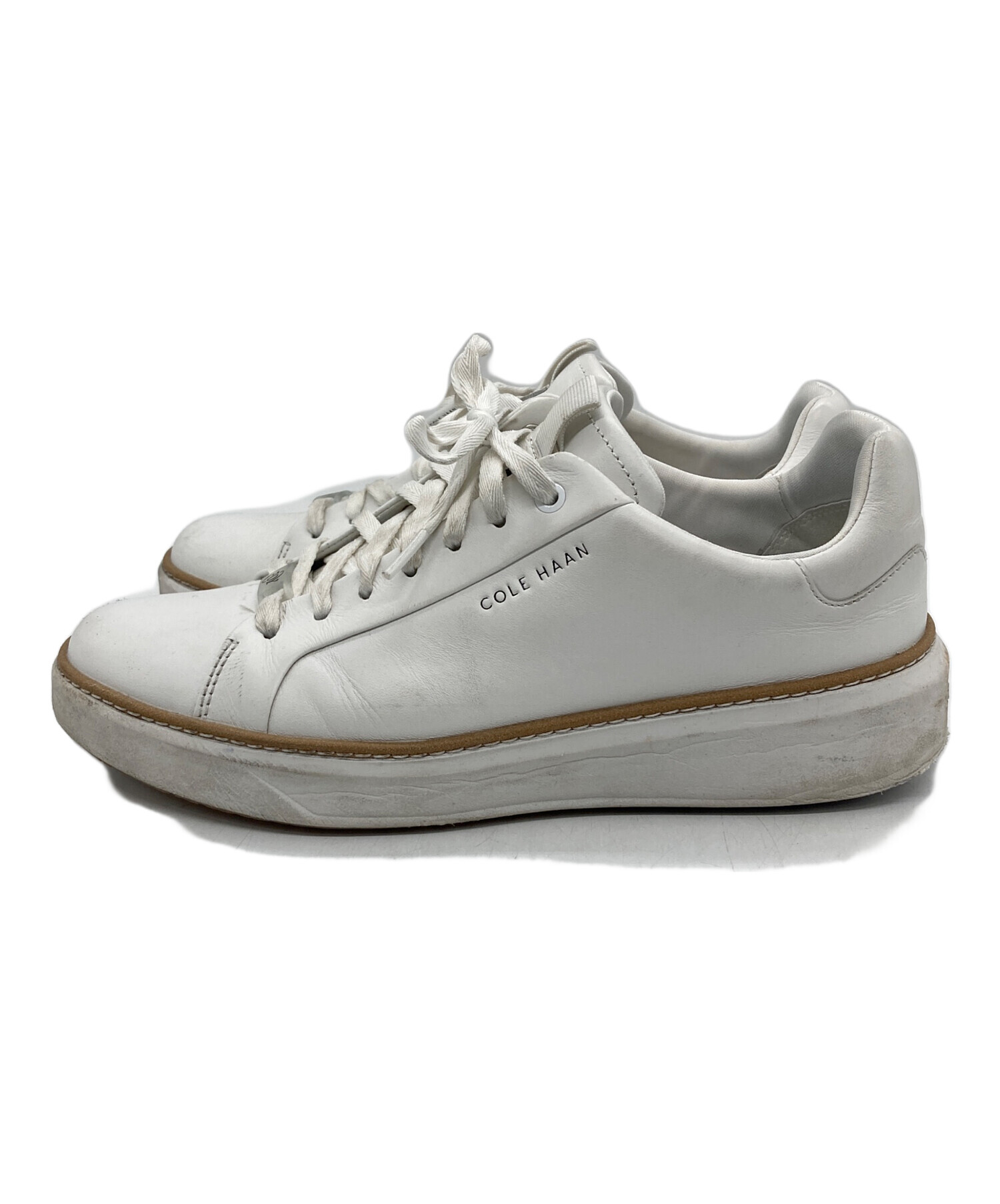 【美品】コールハーン ゴルフシューズ 8M 中古・古着通販】COLE HAAN (コールハーン) ゴルフシューズ ホワイト