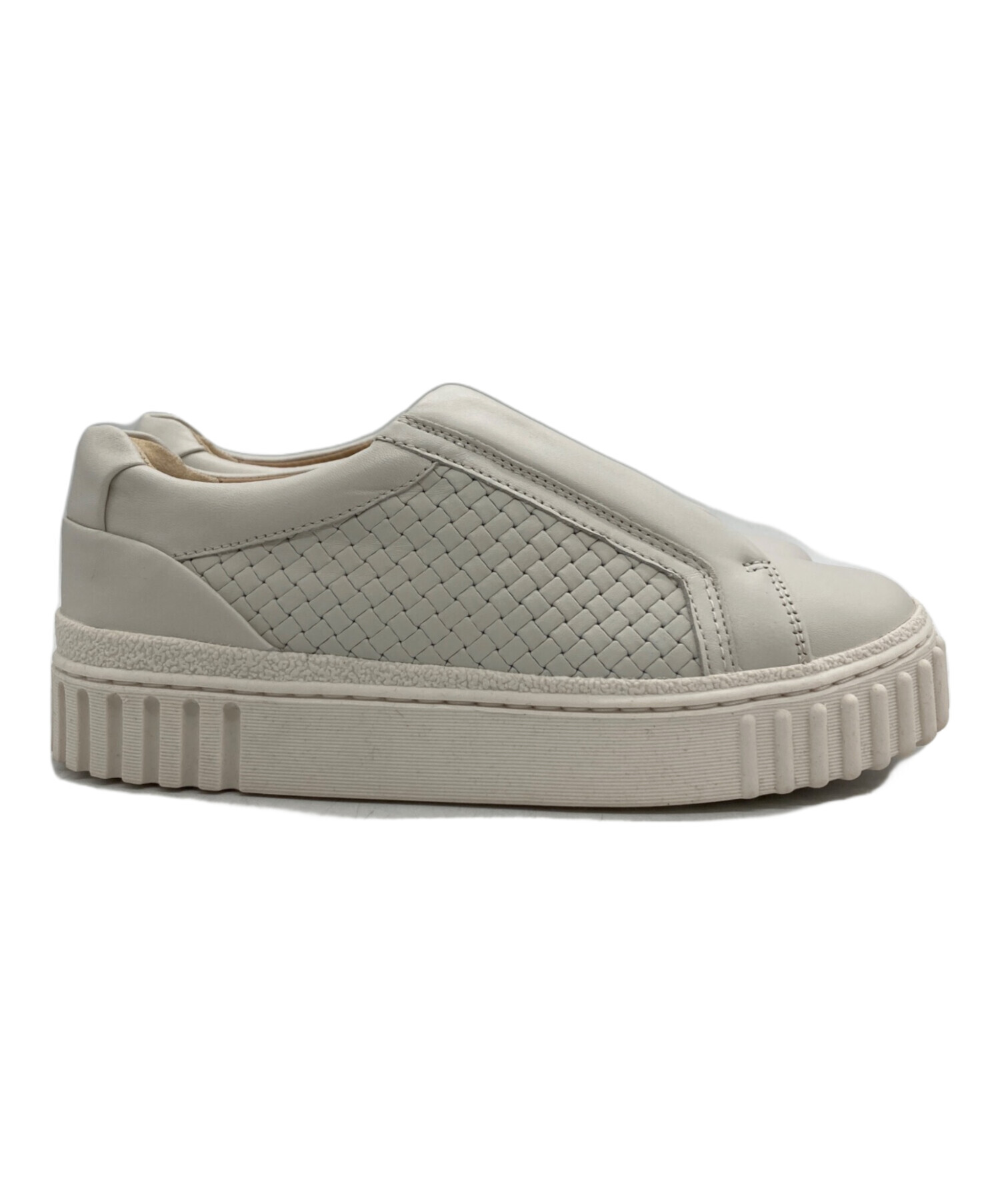 中古・古着通販】CLARKS (クラークス) ローカットスニーカー ホワイト 