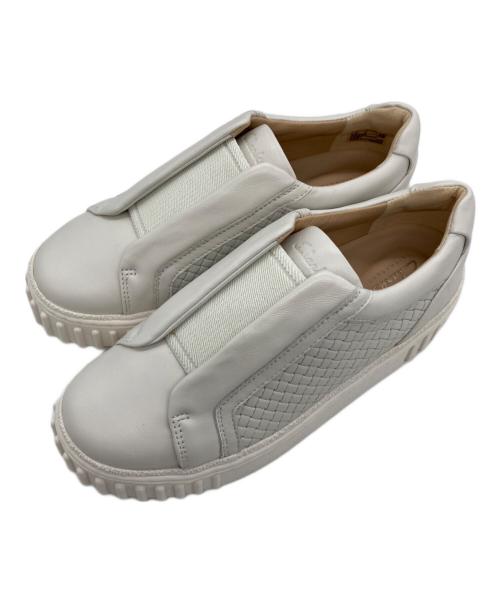 中古・古着通販】CLARKS (クラークス) ローカットスニーカー ホワイト
