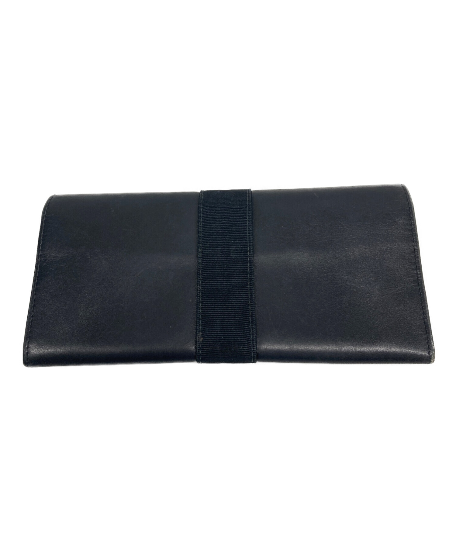 【激レア】サルヴァトーレ　フェラガモ　ブラックレザー 長財布 中古・古着通販】Salvatore Ferragamo (サルヴァトーレ フェラガモ) 長