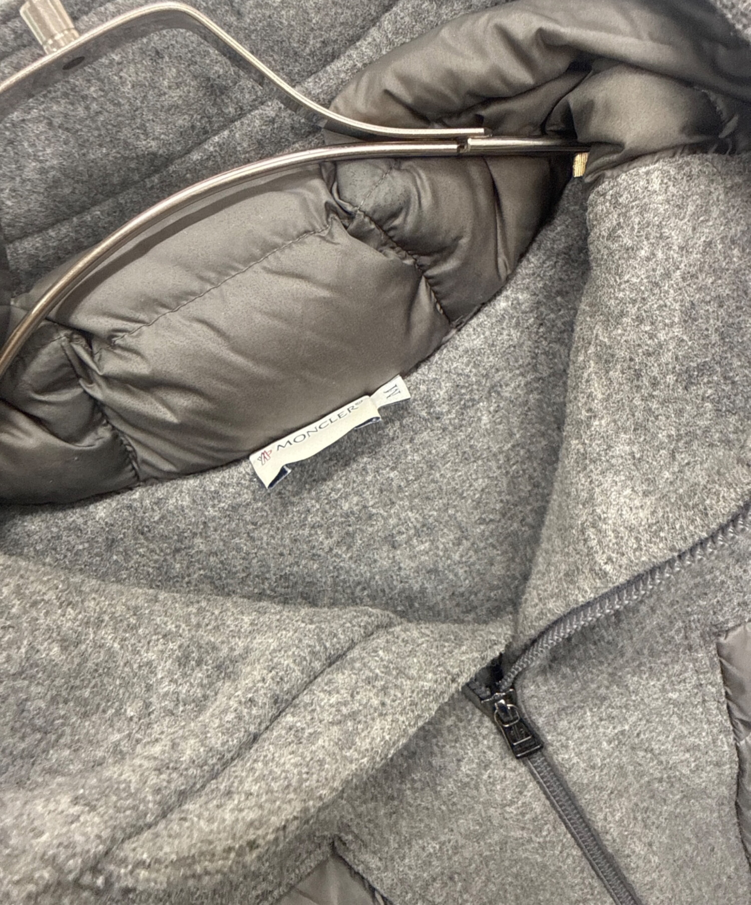 中古・古着通販】MONCLER (モンクレール) ダウンジャケット グレー