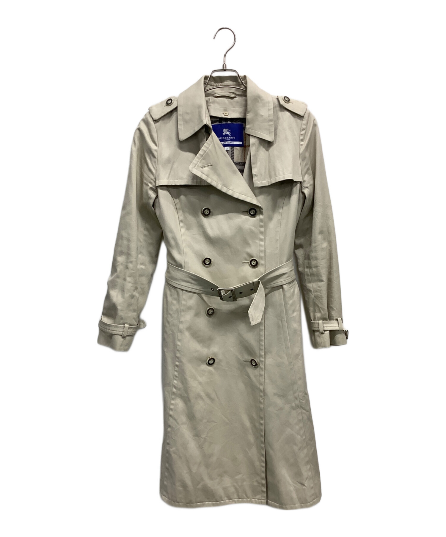 ち*ぱ様 バーバリーブルーレーベルトレンチコート 中古・古着通販】BURBERRY BLUE LABEL (バーバリー ブルー レーベル