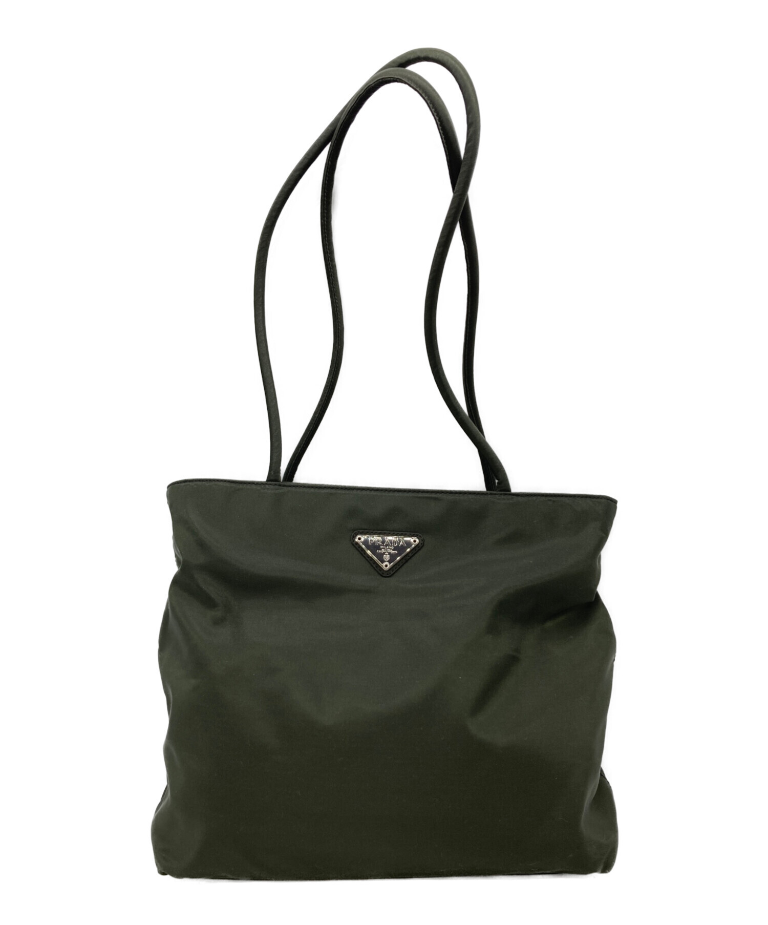 中古・古着通販】PRADA (プラダ) トートバッグ グリーン｜ブランド