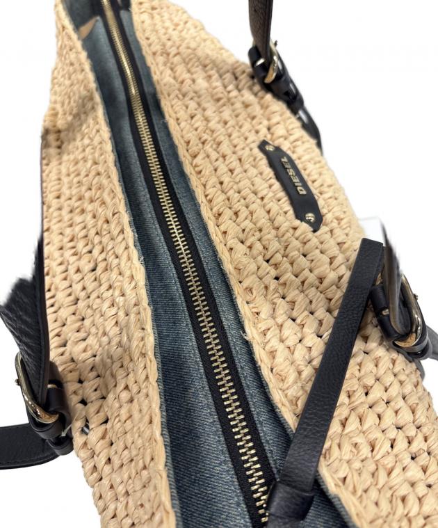 中古・古着通販】DIESEL (ディーゼル) カゴトートバッグ ベージュ