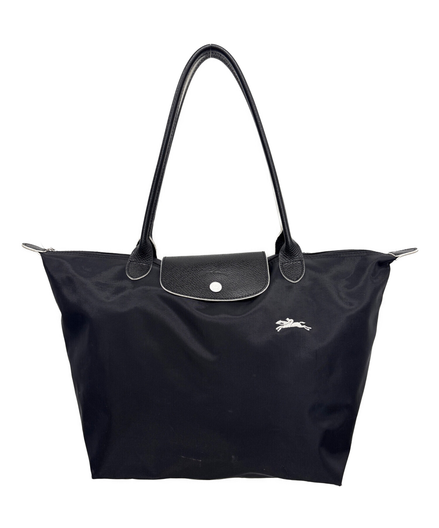 Longchamp トートバッグ ブラック 2way ショルダー L未使用 中古・古着通販】LONGCHAMP (ロンシャン) トートバッグ ブラック