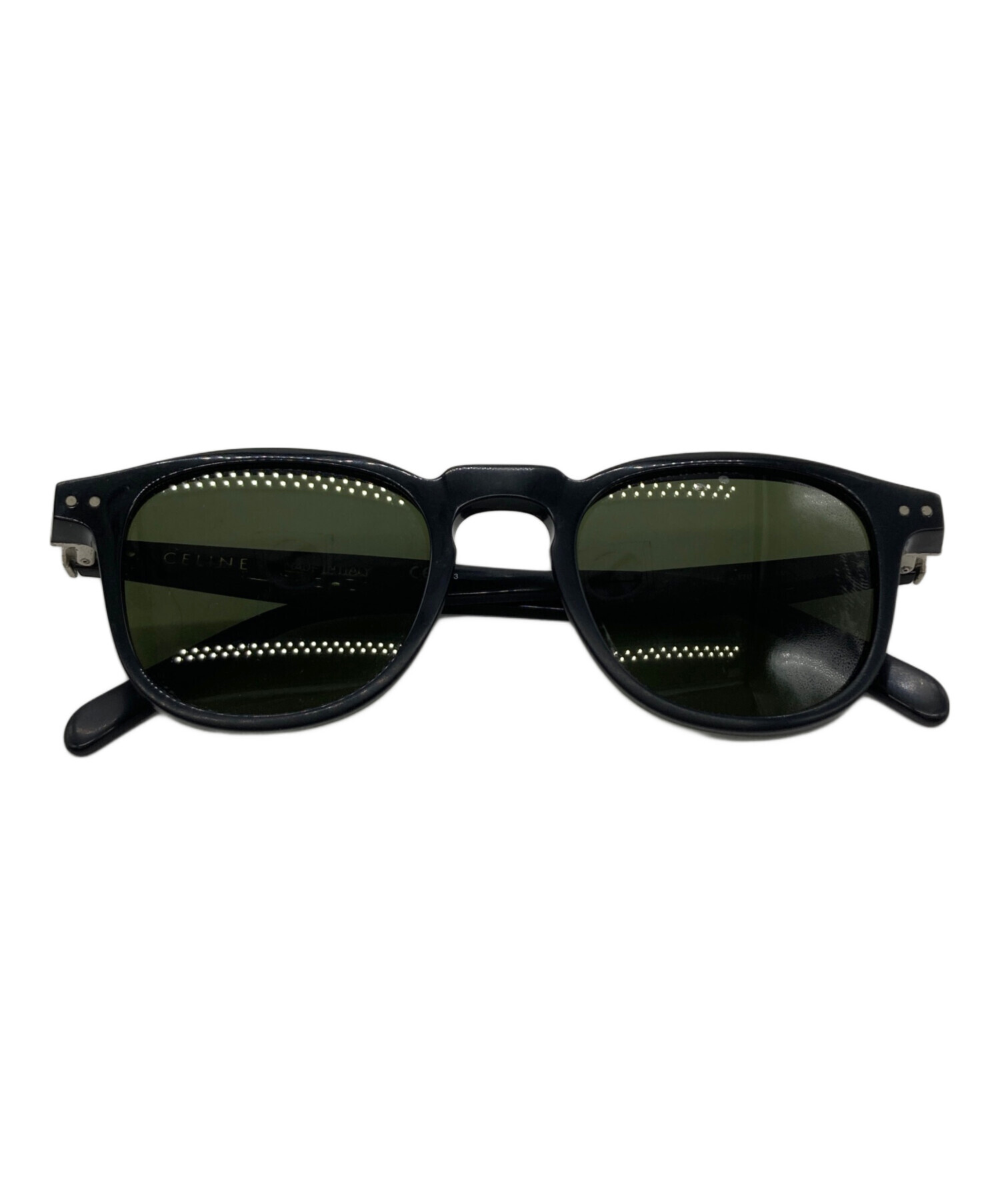 中古美品　CELINE ブラック サングラス ラウンド型 中古・古着通販】CELINE (セリーヌ) サングラス ブラック｜ブランド