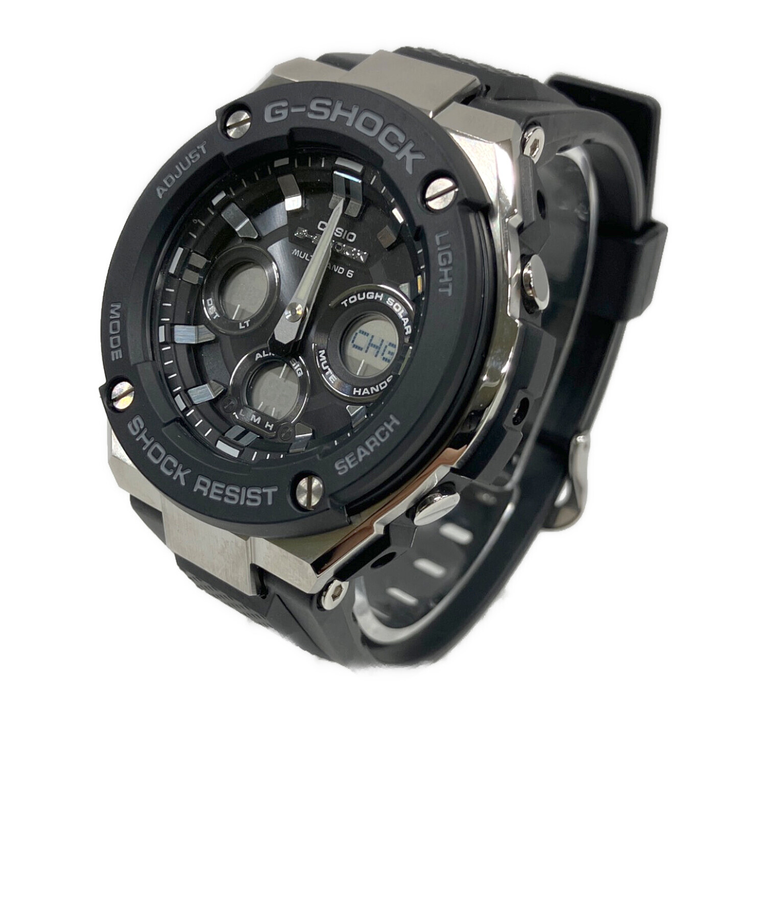 【naobee。希少　美品　稼働品】CASIO デジアナ 中古・古着通販】CASIO (カシオ) デジアナウォッチ ブラック｜ブランド