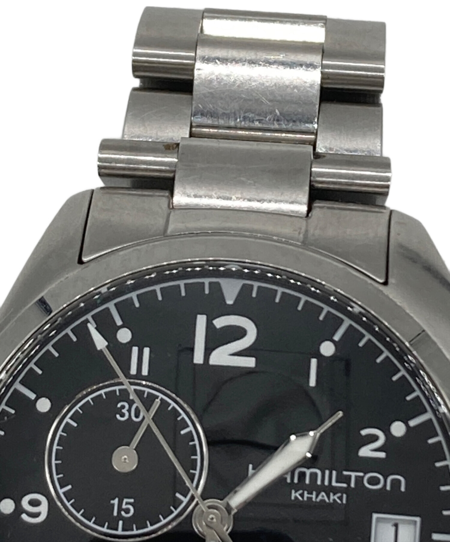 中古・古着通販】HAMILTON (ハミルトン) クロノグラフ ブラック 