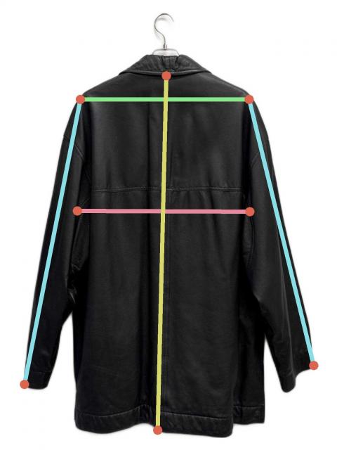 中古・古着通販】BALLY (バリー) レザーコート ブラック サイズ:SIZE