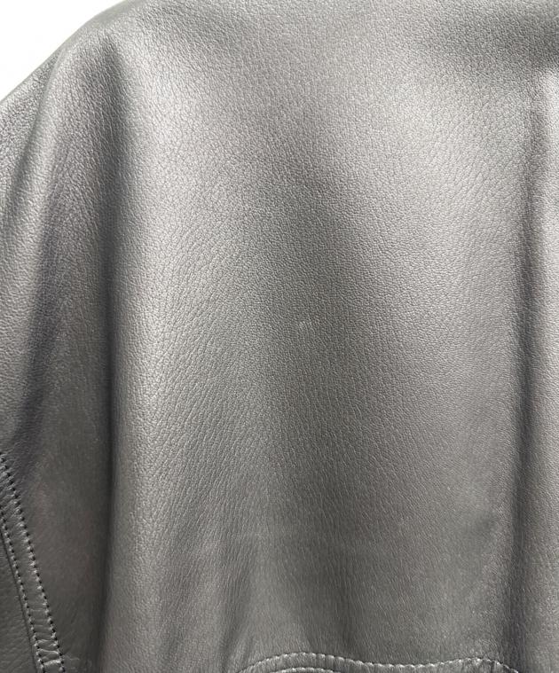 中古・古着通販】BALLY (バリー) レザーコート ブラック サイズ:SIZE