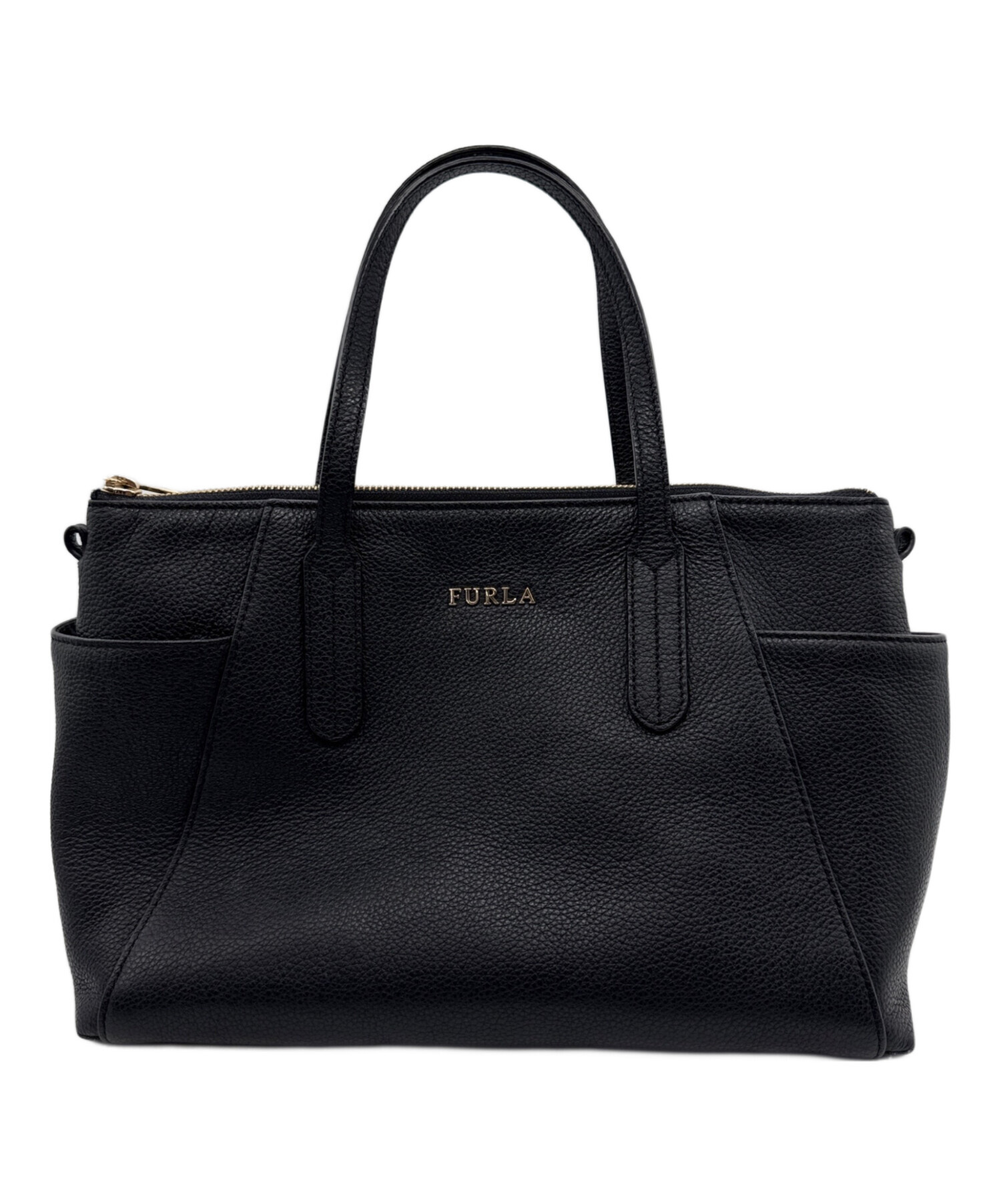 中古・古着通販】FURLA (フルラ) 2WAYバッグ ブラック｜ブランド・古着