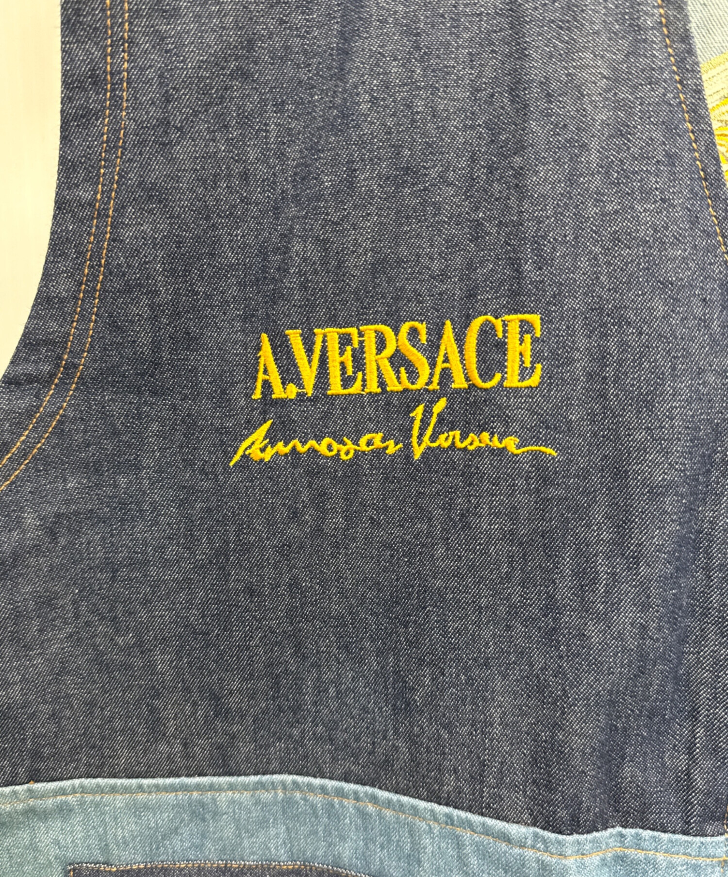 中古・古着通販】A.VERSACE (アルフレッドヴェルサーチ) デニムベスト 