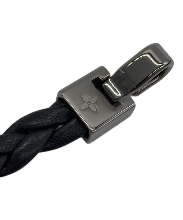 LOUIS VUITTON ブレスレット ブラック 中古・古着通販】LOUIS VUITTON (ルイ ヴィトン) ブレスレット