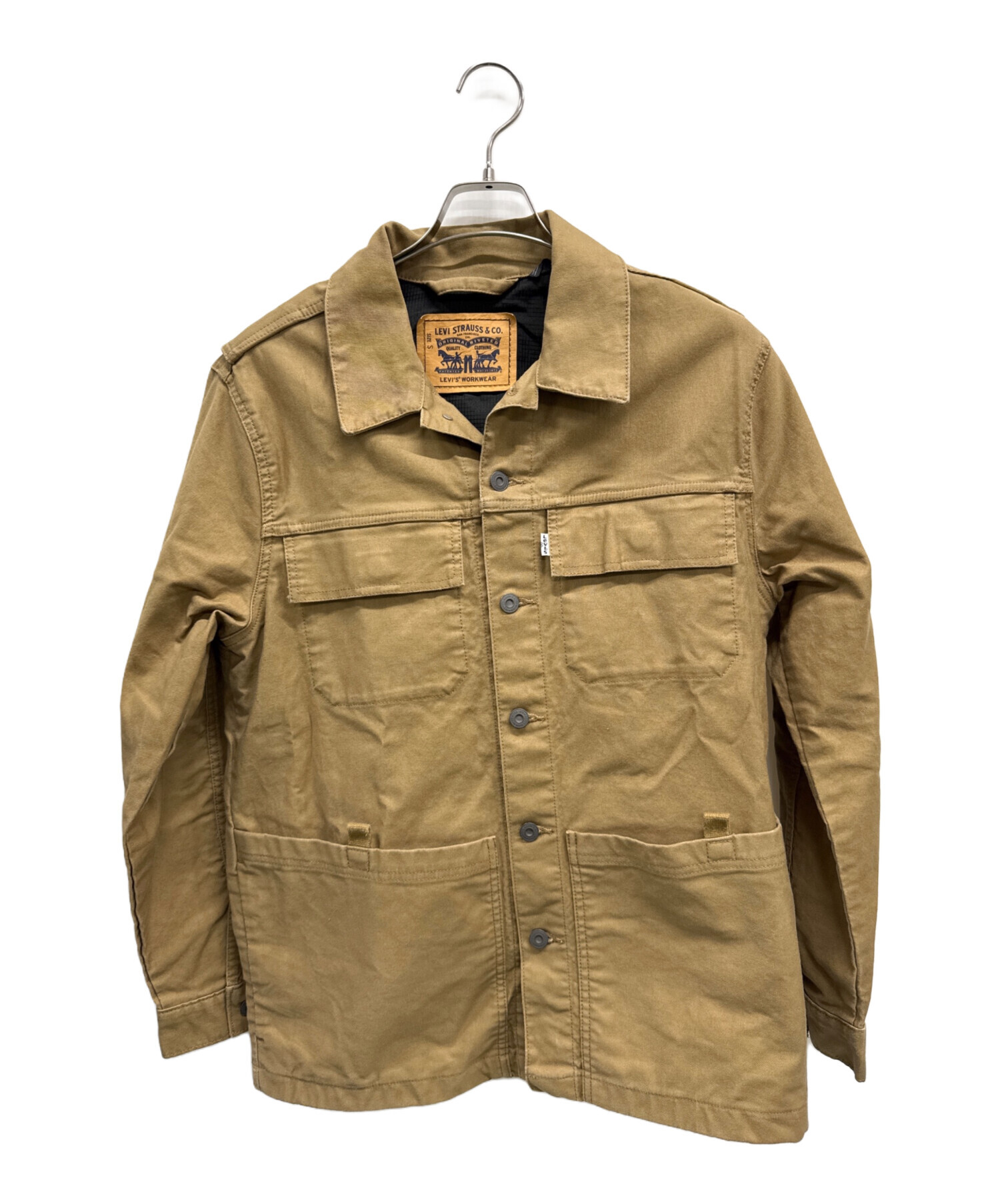 中古・古着通販】LEVI'S (リーバイス) カバーオール ベージュ サイズ