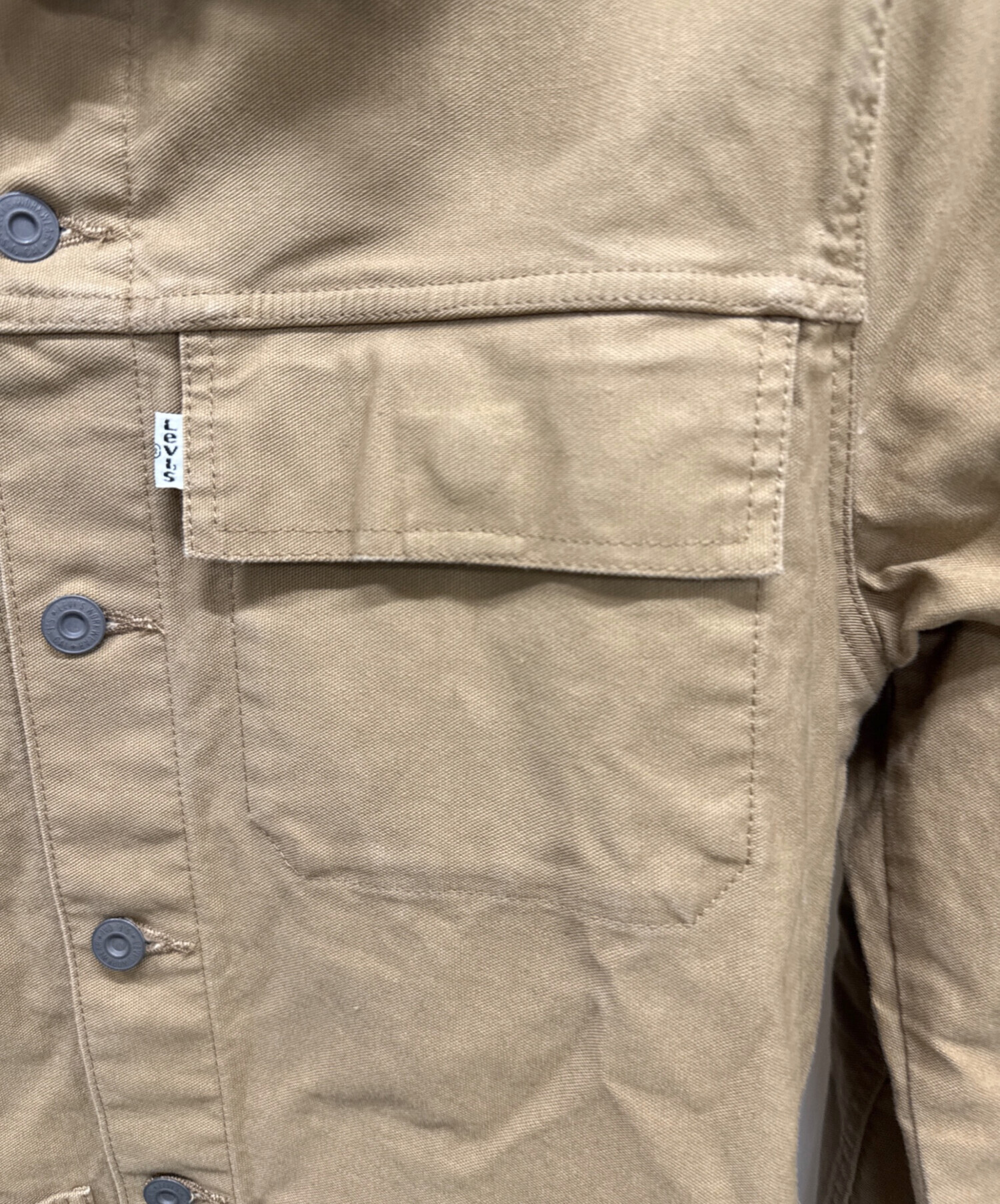 中古・古着通販】LEVI'S (リーバイス) カバーオール ベージュ サイズ