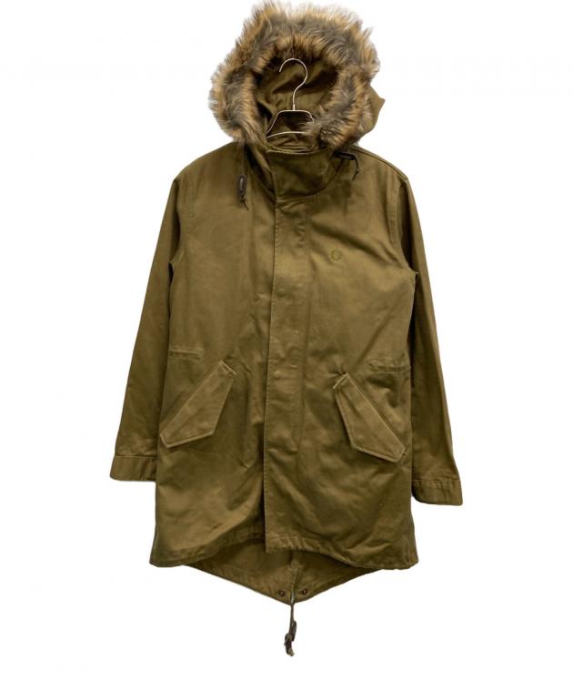 FRED PERRY モッズコート XS オリーブ 中古・古着通販】FRED PERRY (フレッドペリー) ライナー付モッズコート