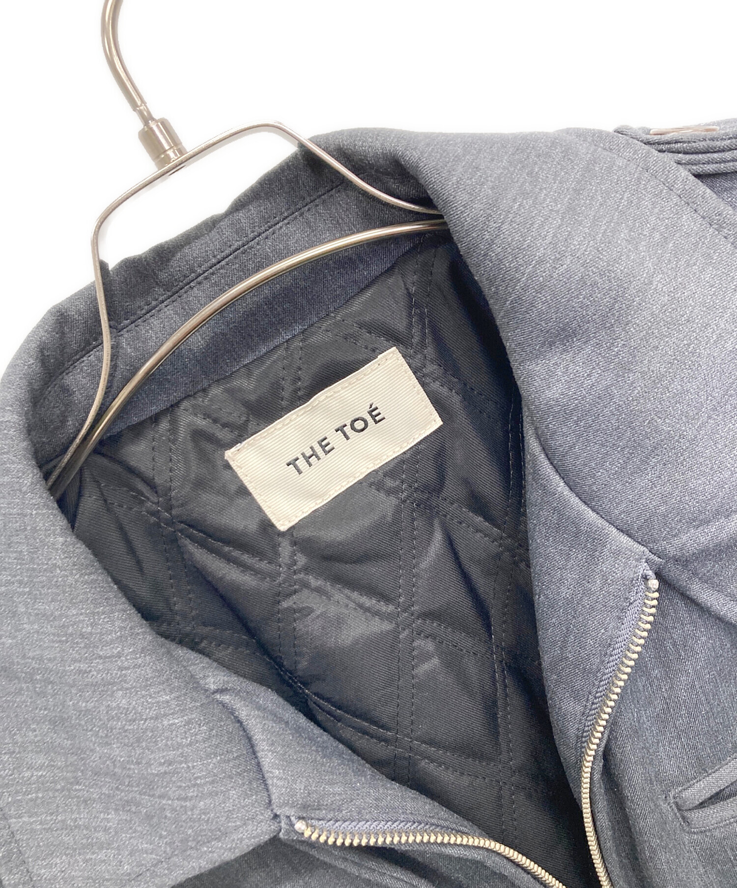 中古・古着通販】THE TOE (ザ・トゥー) ジップジャケット グレー