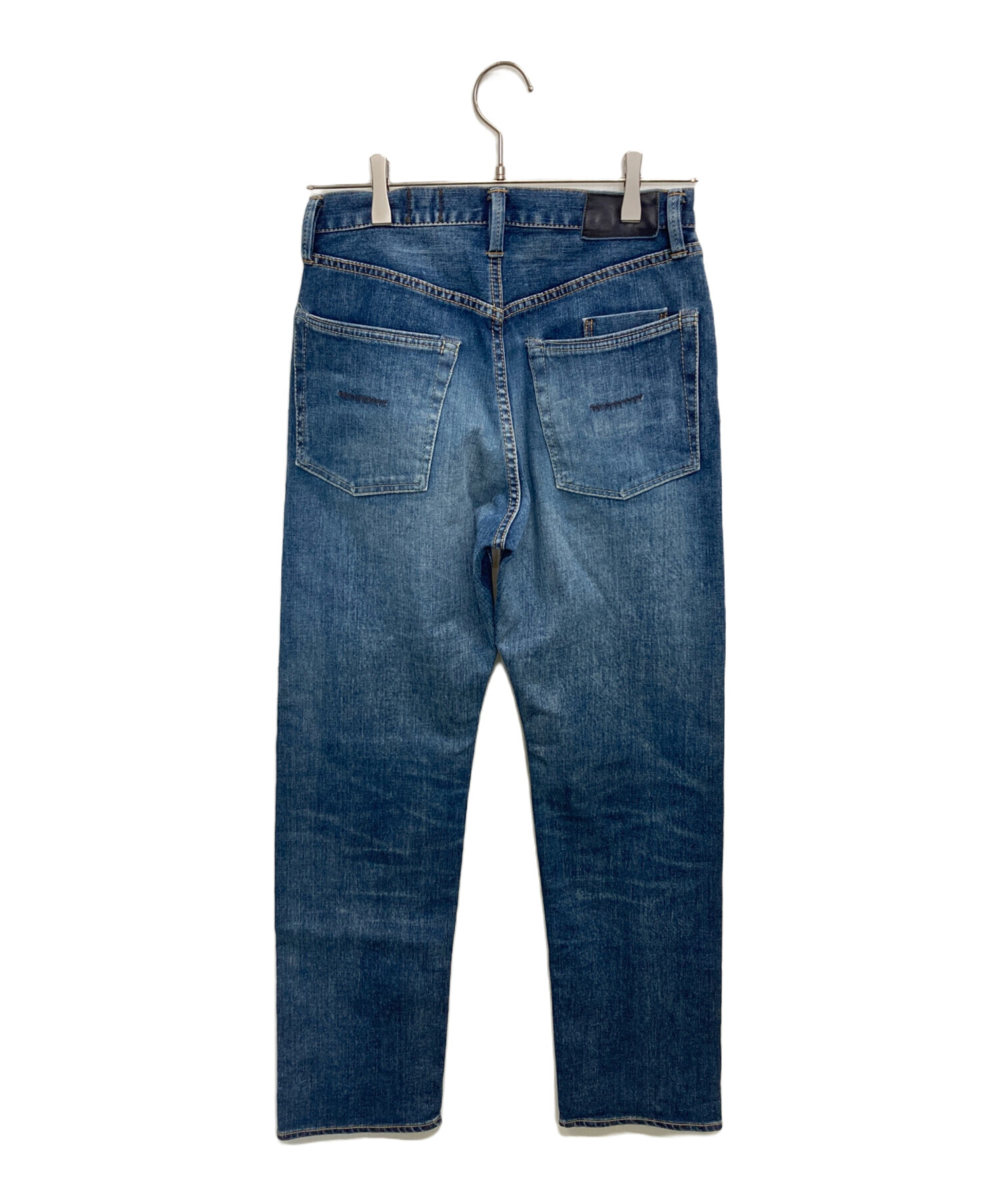 メンズ 新品未使用 ヤヌーク ブルーデニムパンツ