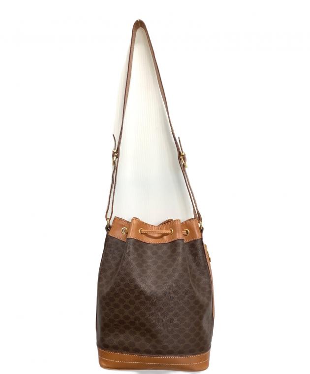 中古・古着通販】CELINE (セリーヌ) マカダム巾着ショルダーバッグ