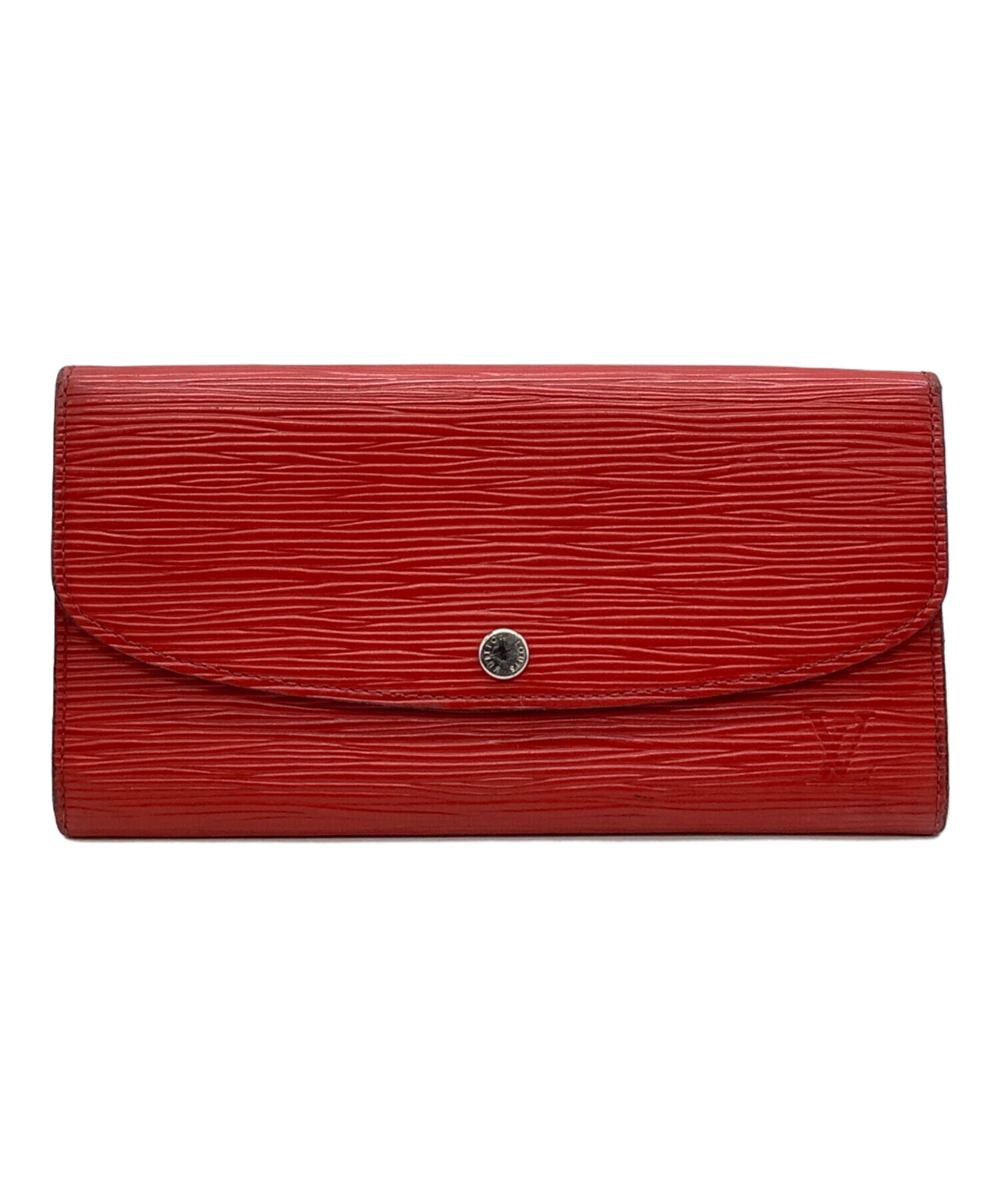 中古・古着通販】LOUIS VUITTON (ルイ ヴィトン) 長財布 レッド 