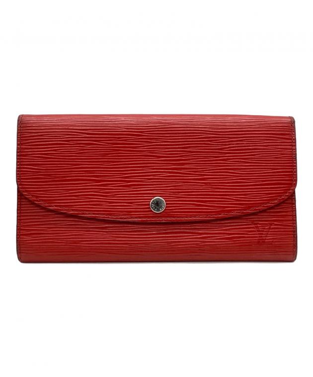 中古・古着通販】LOUIS VUITTON (ルイ ヴィトン) 長財布 レッド