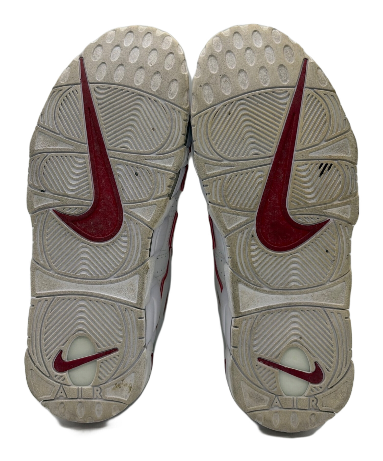 中古・古着通販】NIKE (ナイキ) ハイカットスニーカー ホワイト×レッド