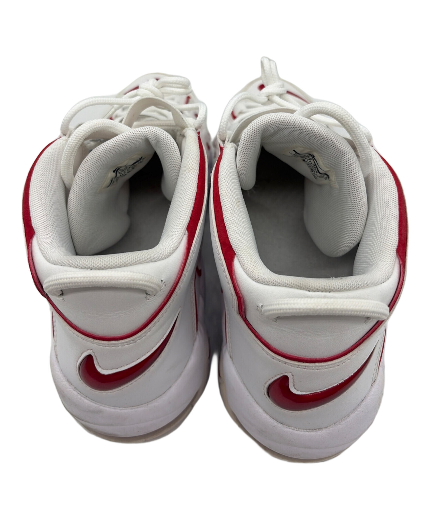 Nike ハイカットスニーカー ホワイト/レッド/ブラック 中古・古着通販】NIKE (ナイキ) ハイカットスニーカー ホワイト×レッド