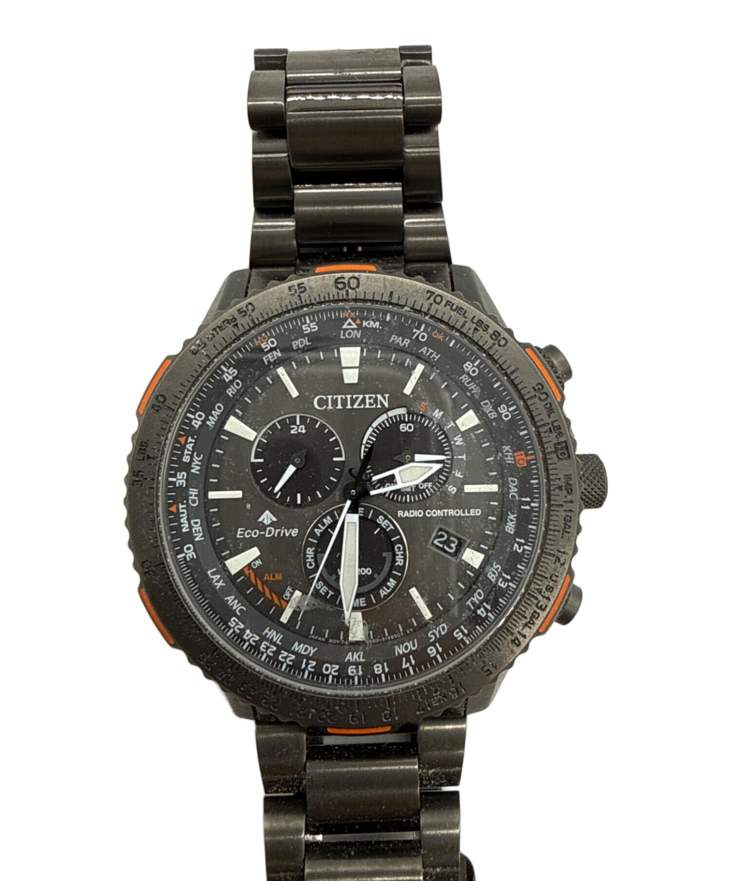 中古・古着通販】CITIZEN (シチズン) 腕時計 ブラック｜ブランド・古着