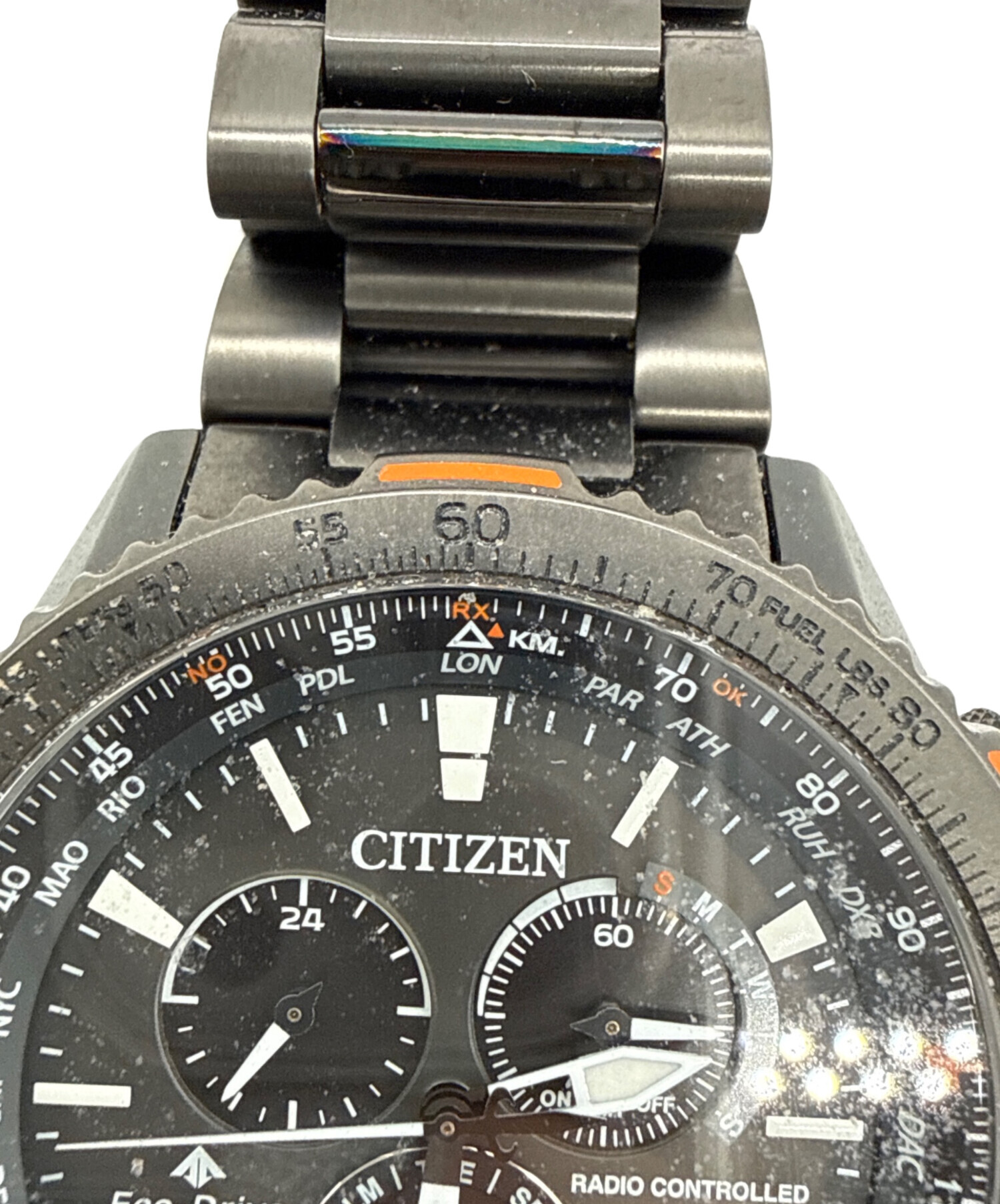 CITIZEN　シチズン　中古 中古・古着通販】CITIZEN (シチズン) 腕時計 ブラック｜ブランド・古着