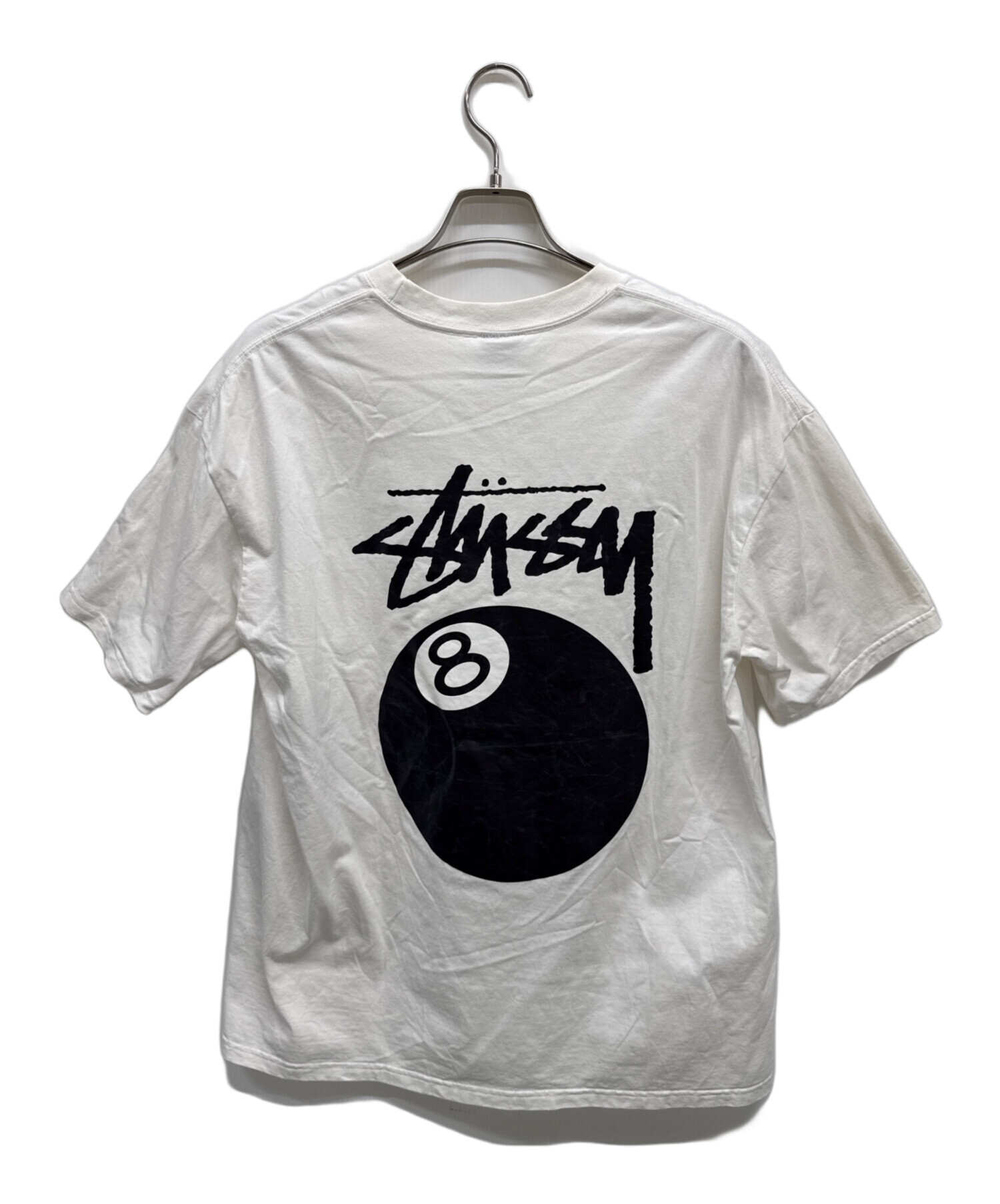 中古・古着通販】stussy (ステューシー) 半袖Tシャツ ホワイト サイズ