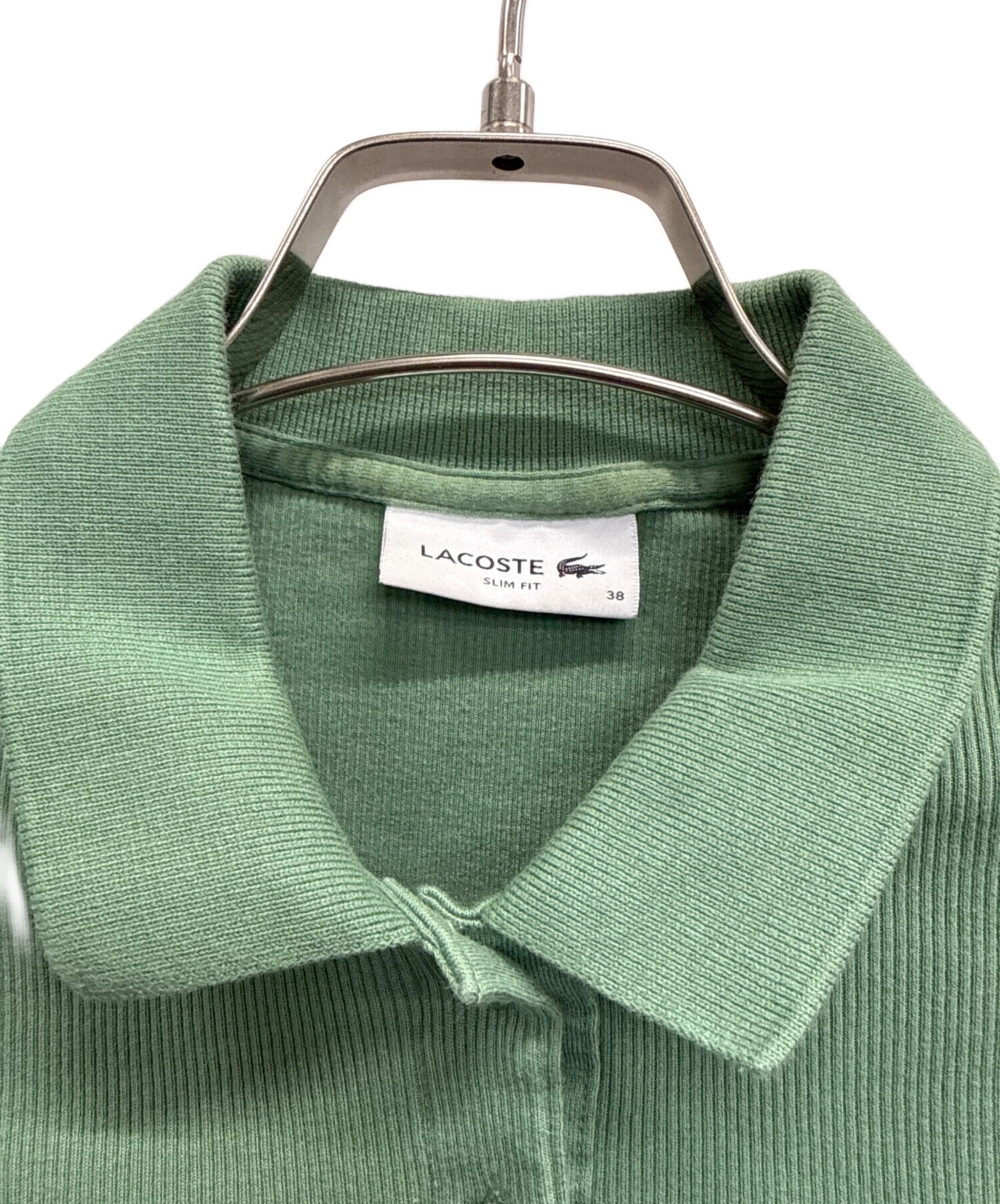 中古・古着通販】LACOSTE (ラコステ) 半袖カットソー グリーン サイズ 