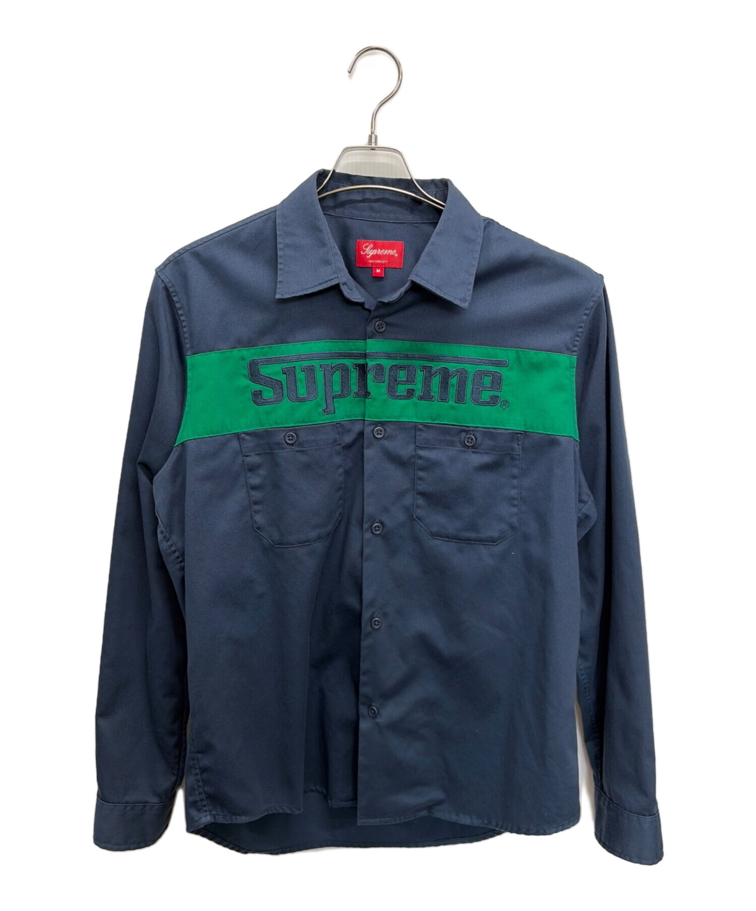 中古・古着通販】SUPREME (シュプリーム) 長袖シャツ グリーン