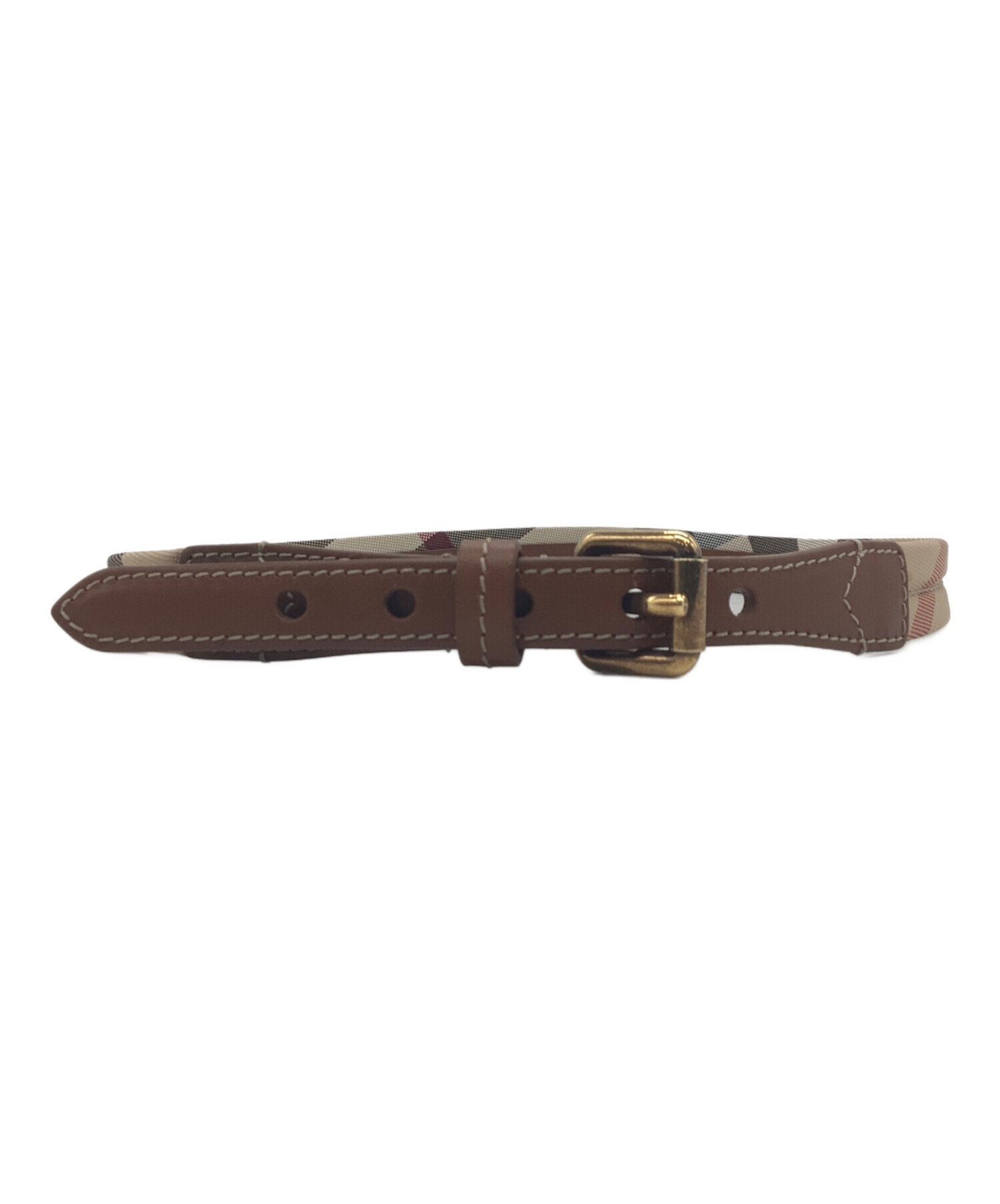 中古・古着通販】BURBERRY (バーバリー) ベルト ブラウン｜ブランド
