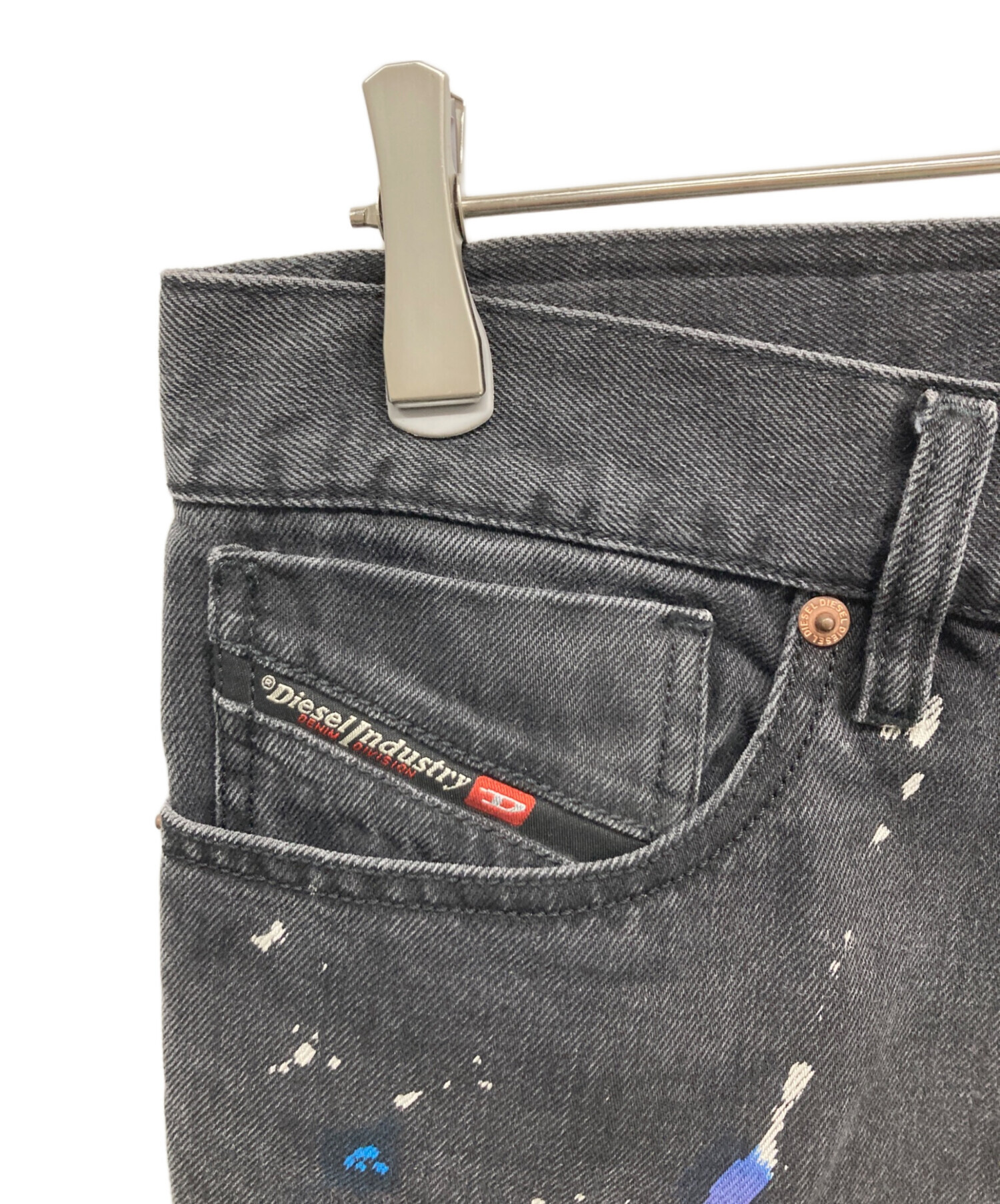 中古・古着通販】DIESEL (ディーゼル) デニムパンツ ブラック サイズ 
