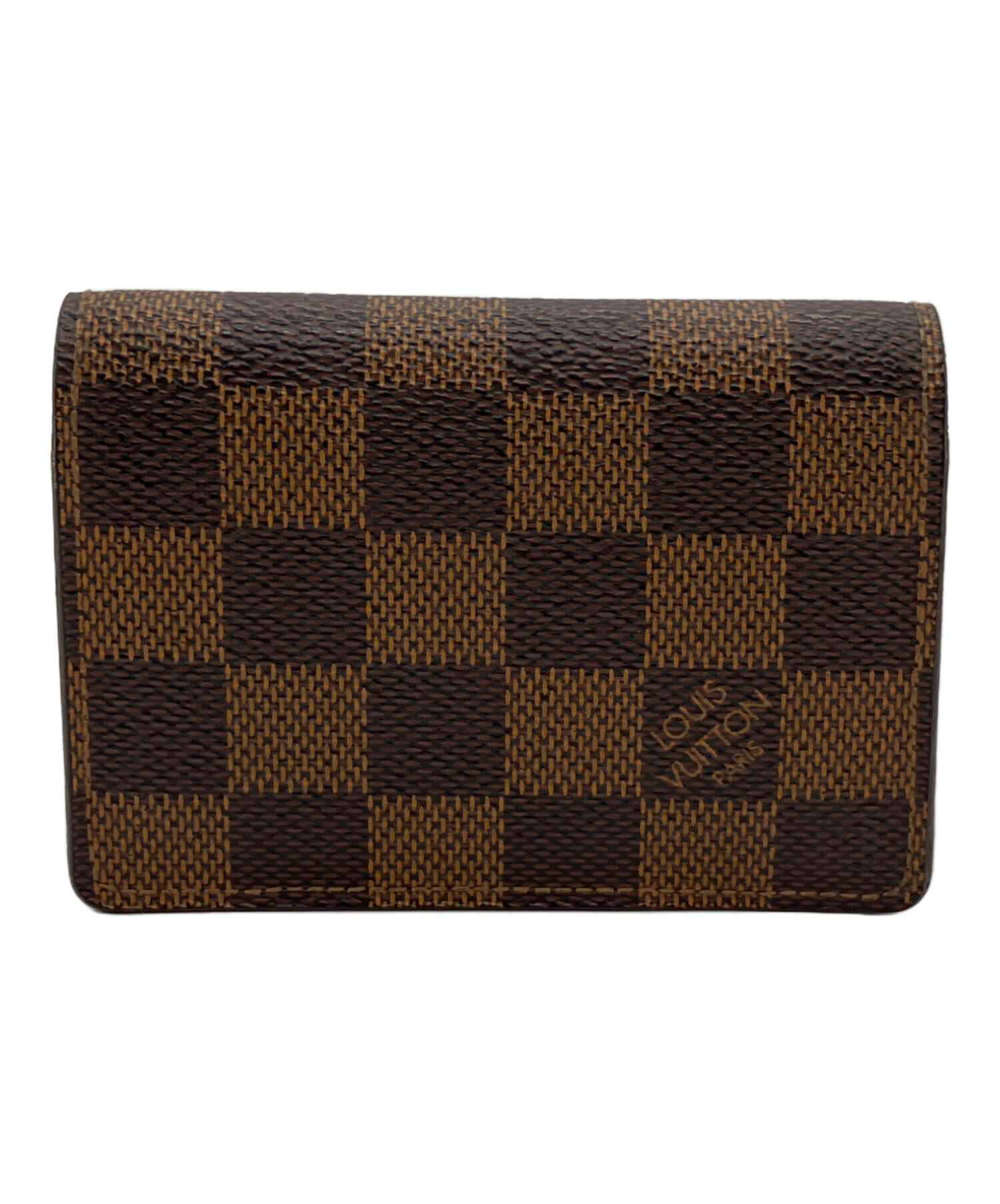 LOUIS VUITTON タイガ 名刺入れ ダークブラウン系 中古・古着通販】LOUIS VUITTON (ルイ ヴィトン) 名刺入れ ブラウン