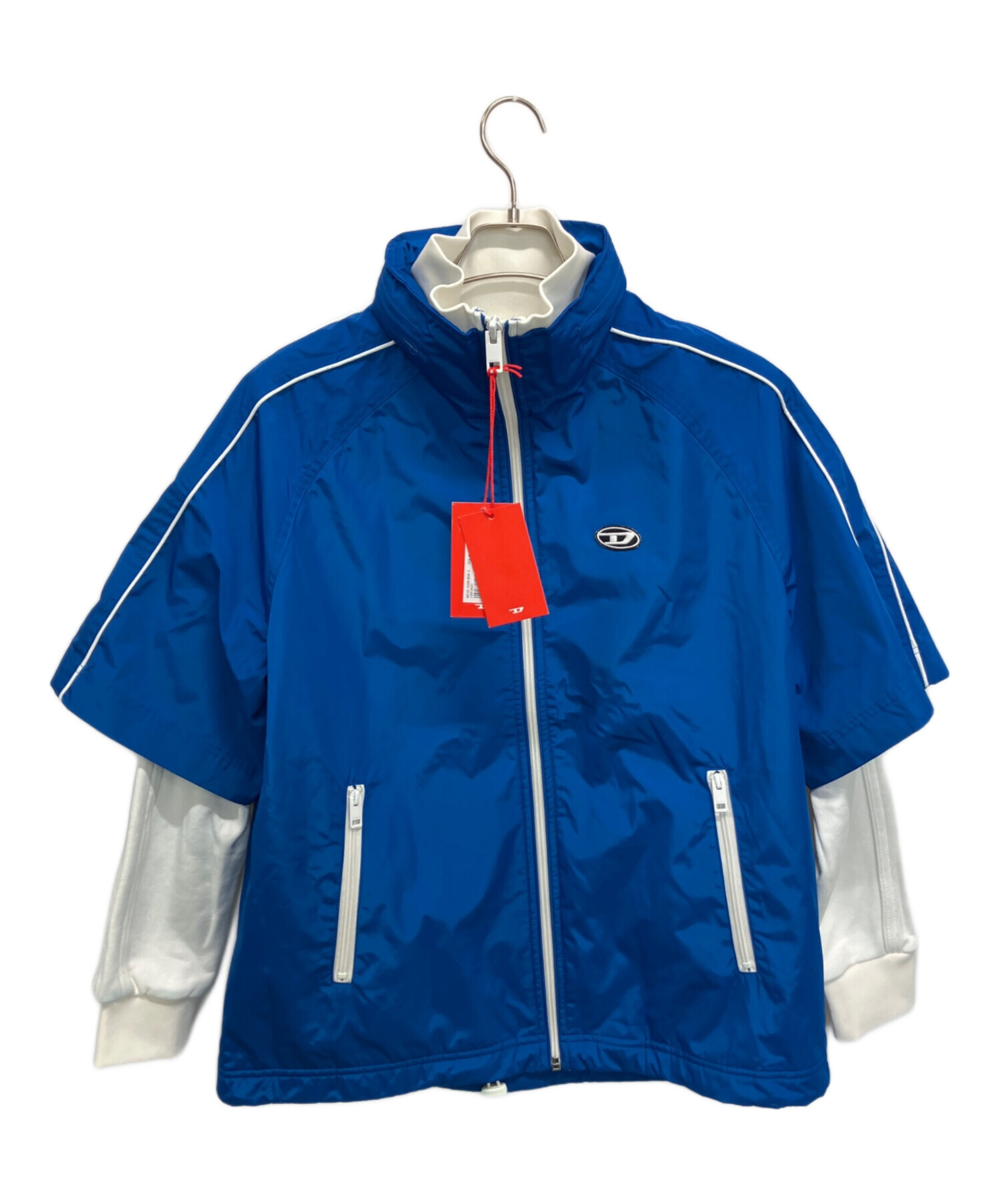 dieselジャケット 中古・古着通販】DIESEL (ディーゼル) ナイロンレイヤードジャケット