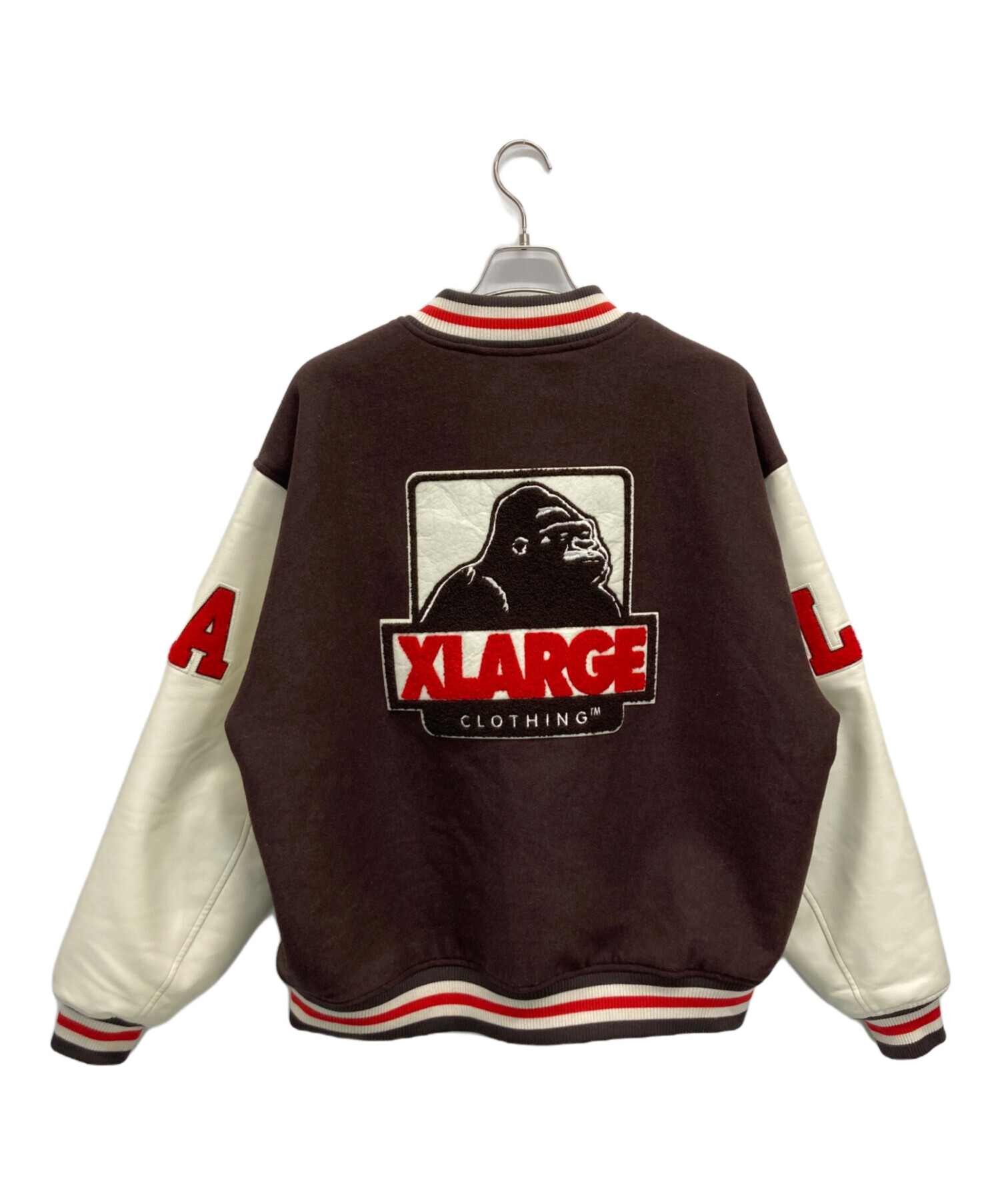 中古・古着通販】X-LARGE (エクストララージ) スタジャン ブラウン