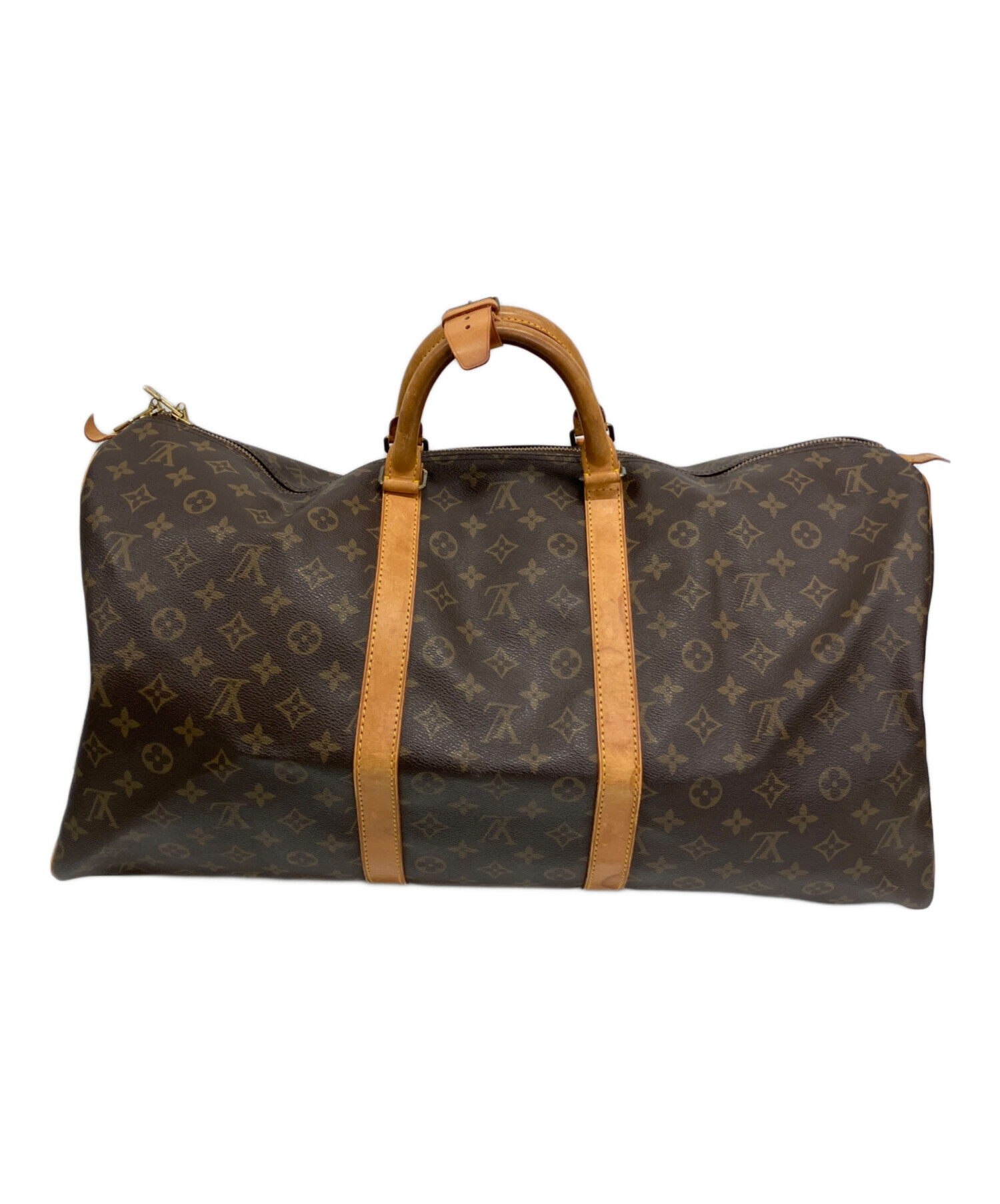 LOUIS VUITTON ボストンバッグ ブラウン 中古・古着通販】LOUIS VUITTON (ルイ ヴィトン) ボストンバッグ