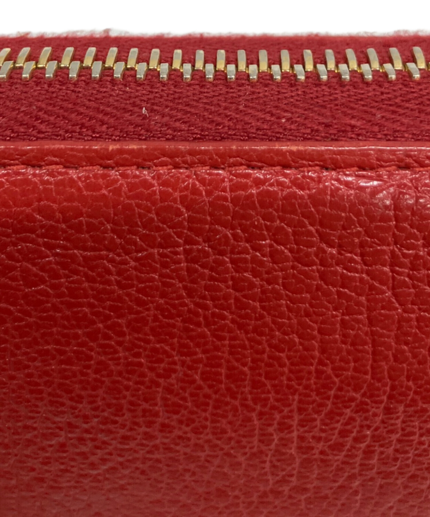 中古・古着通販】MIU MIU (ミュウミュウ) 長財布 レッド｜ブランド