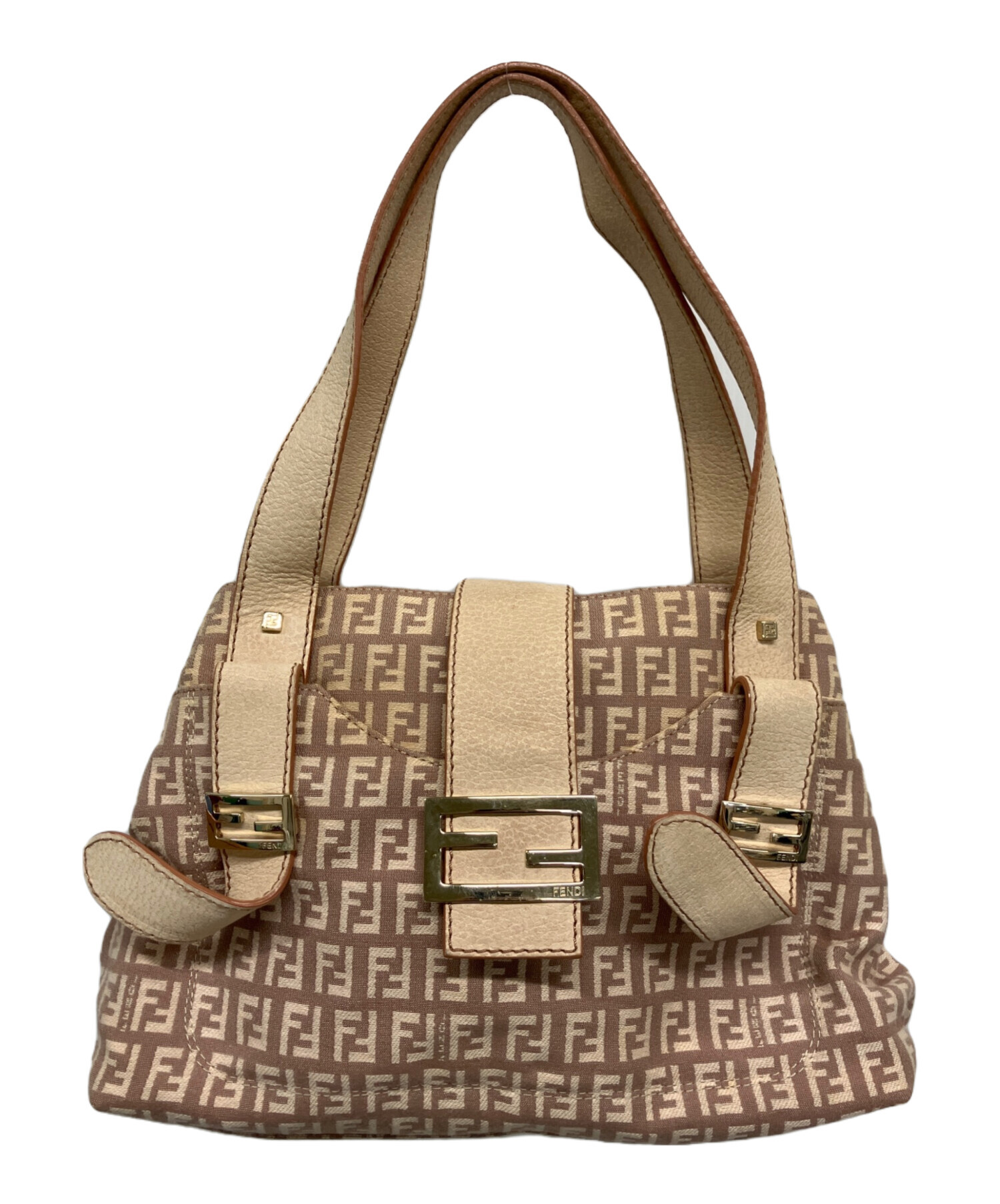 中古・古着通販】FENDI (フェンディ) ショルダーバッグ ベージュ