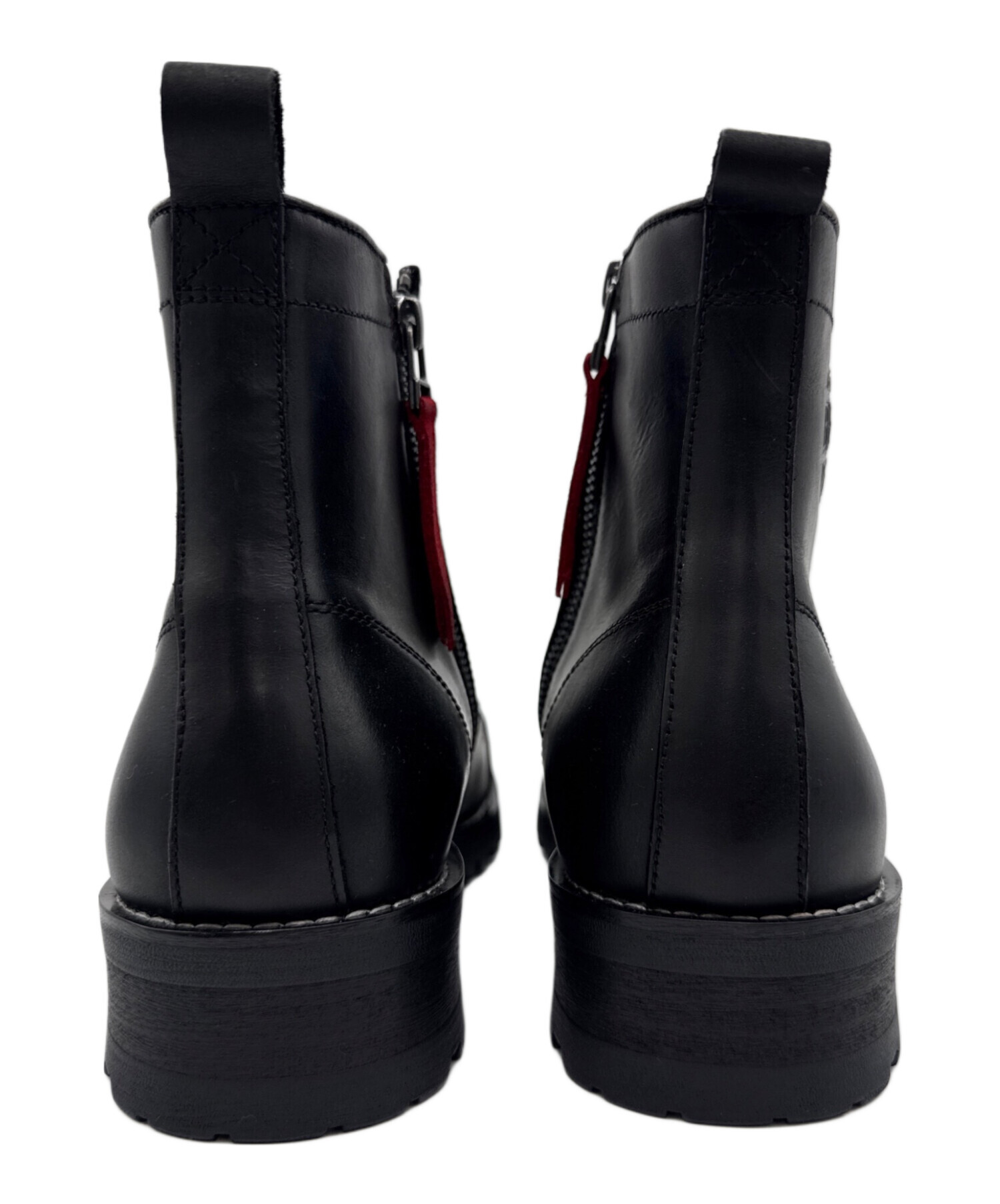 DEGNER デグナーレザーブーツ ブラック26.5cm 中古・古着通販】DEGNER (デグナー) レザーブーツ ブラック サイズ