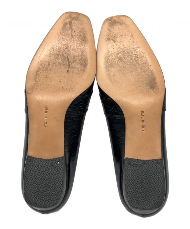 Salvatore Ferragamo パンプス ブラック値下げ。 中古・古着通販】Salvatore Ferragamo (サルヴァトーレ フェラガモ