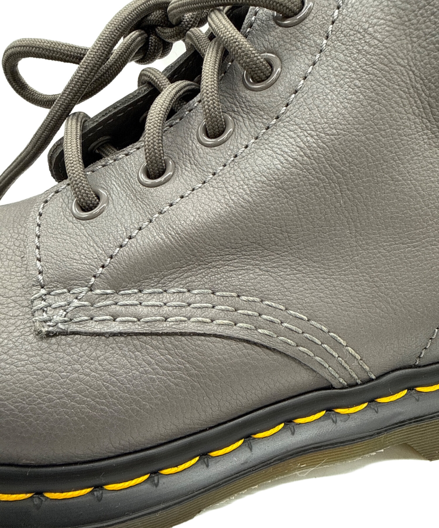 Dr. Martens 8ホール ブーツ グレー 中古・古着通販】Dr.Martens (ドクターマーチン) 8ホールブーツ グレー
