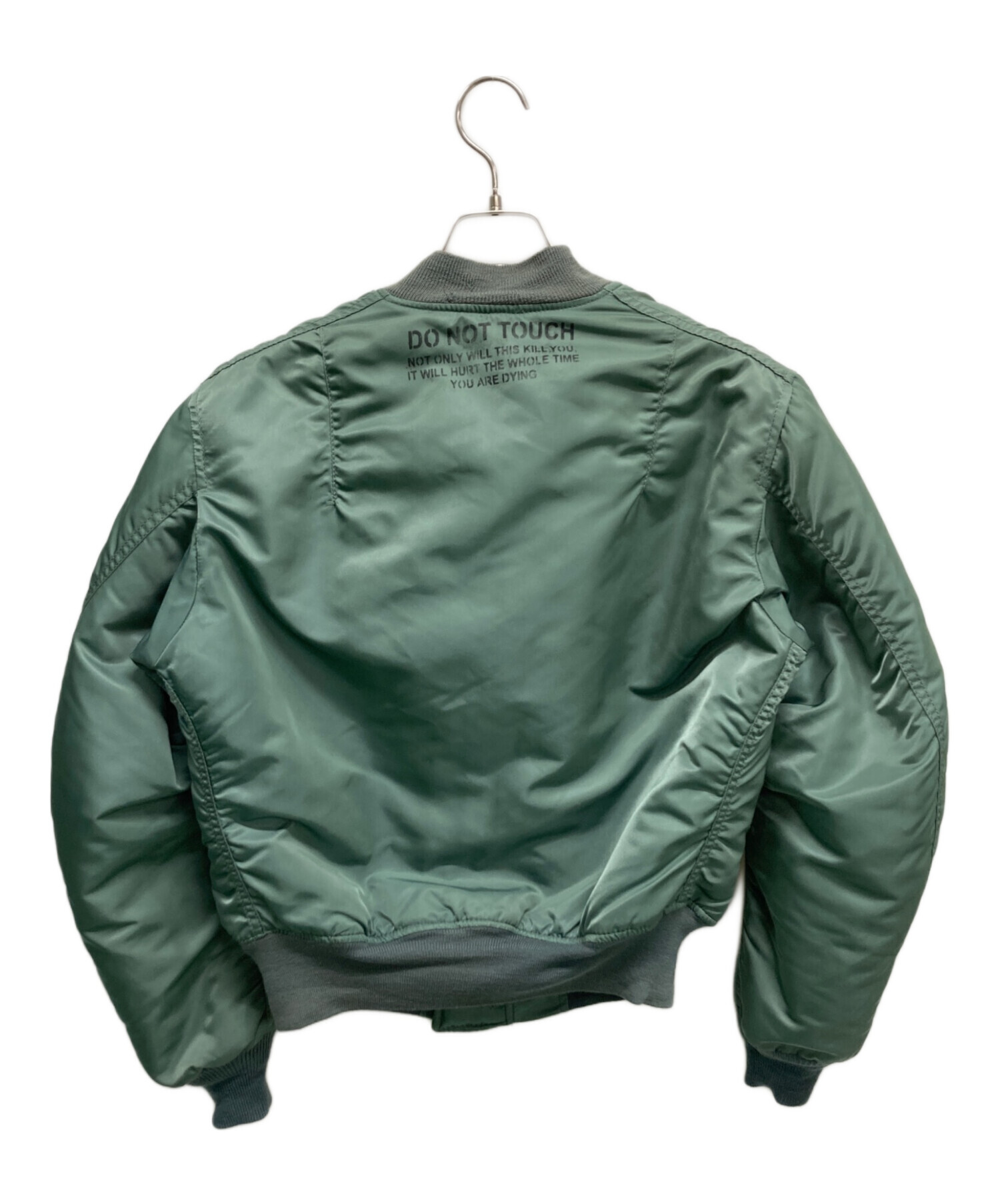 中古・古着通販】ALPHA (アルファ) MA-1ジャケット グリーン サイズ