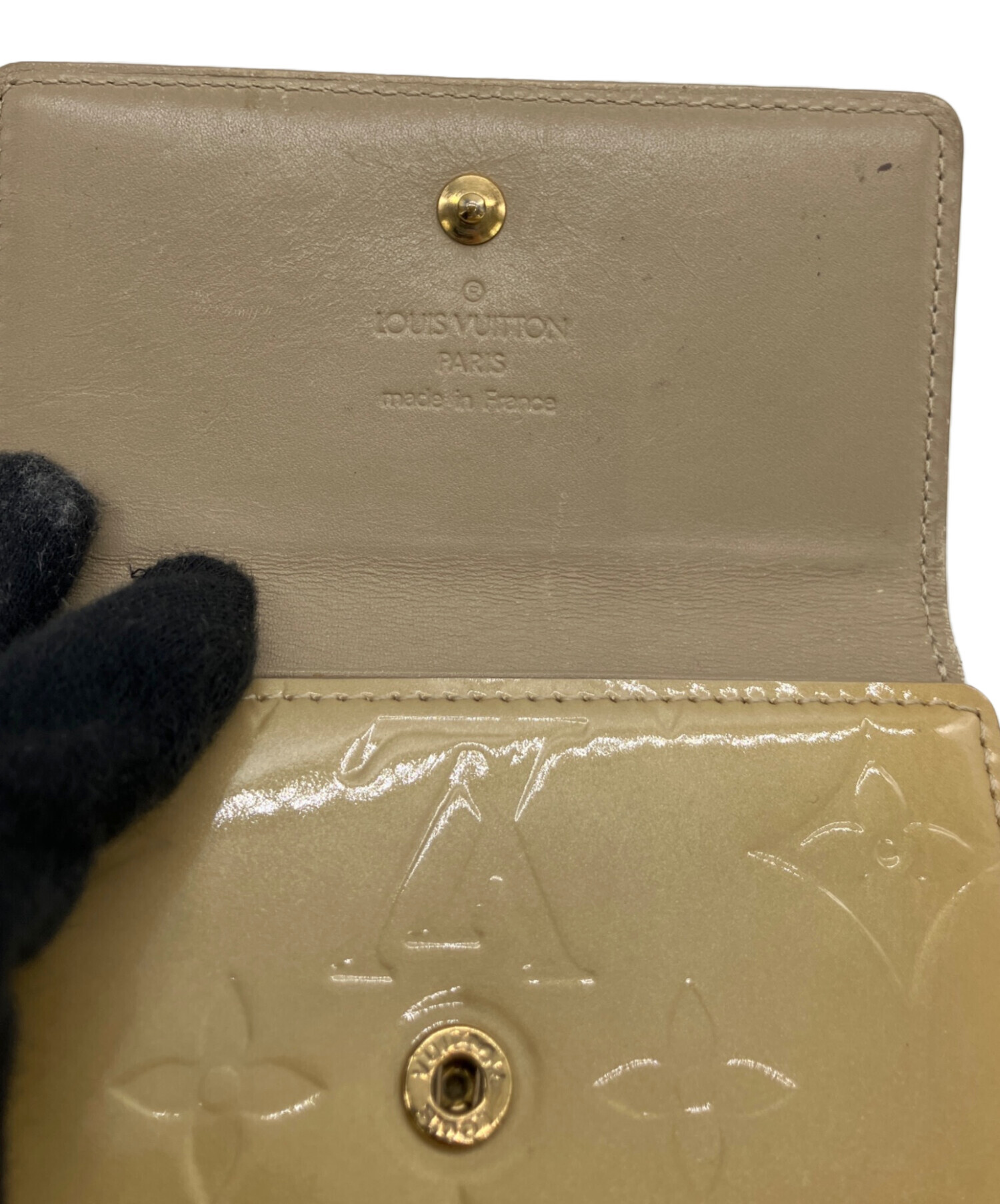 中古・古着通販】LOUIS VUITTON (ルイ ヴィトン) 3つ折り財布 ベージュ